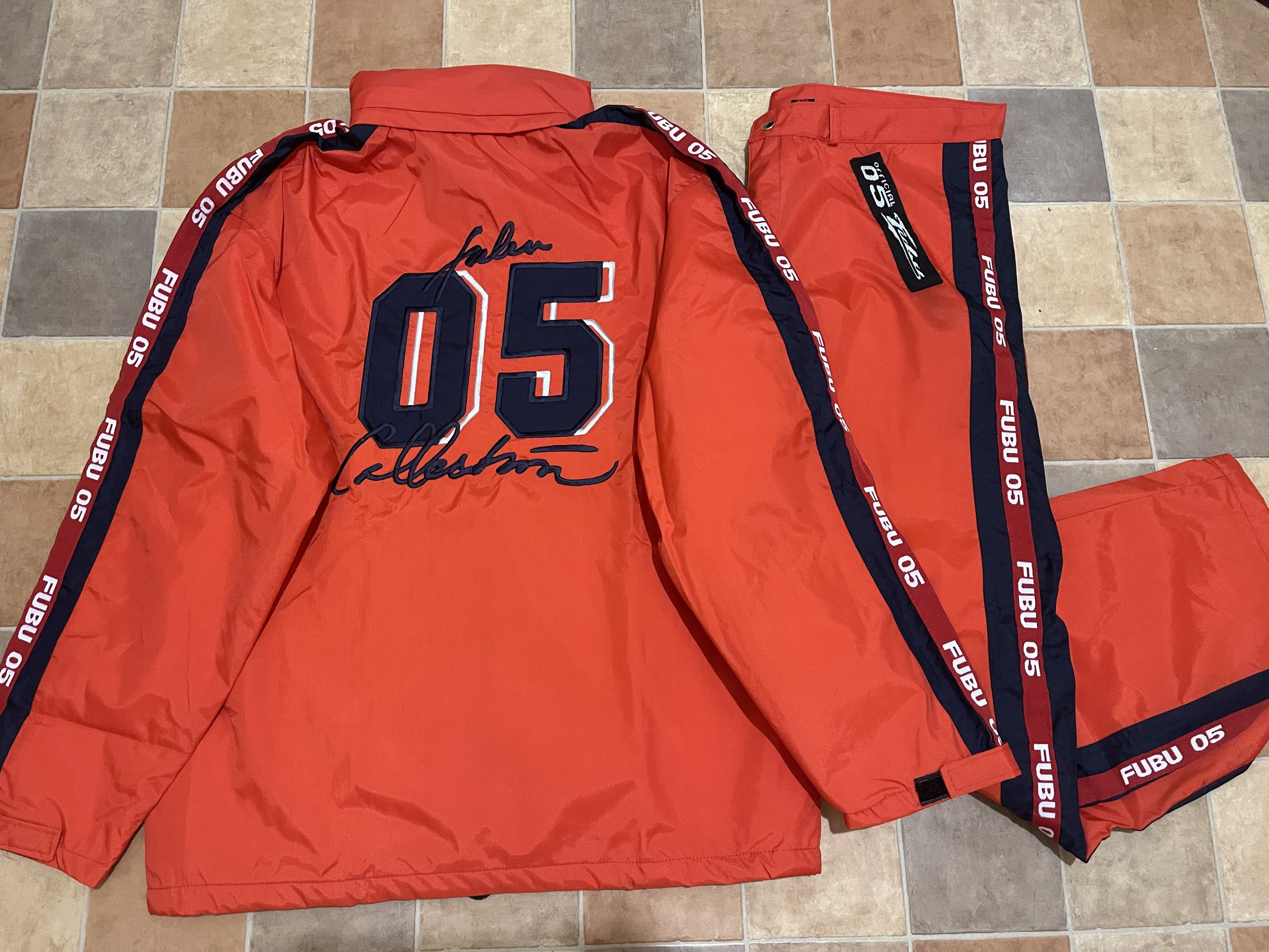 Fubu FUBU tracksuit, baggy track suit jacket and pants set 90s XL Size US XL / EU 56 / 4 - 1 Thumbnail