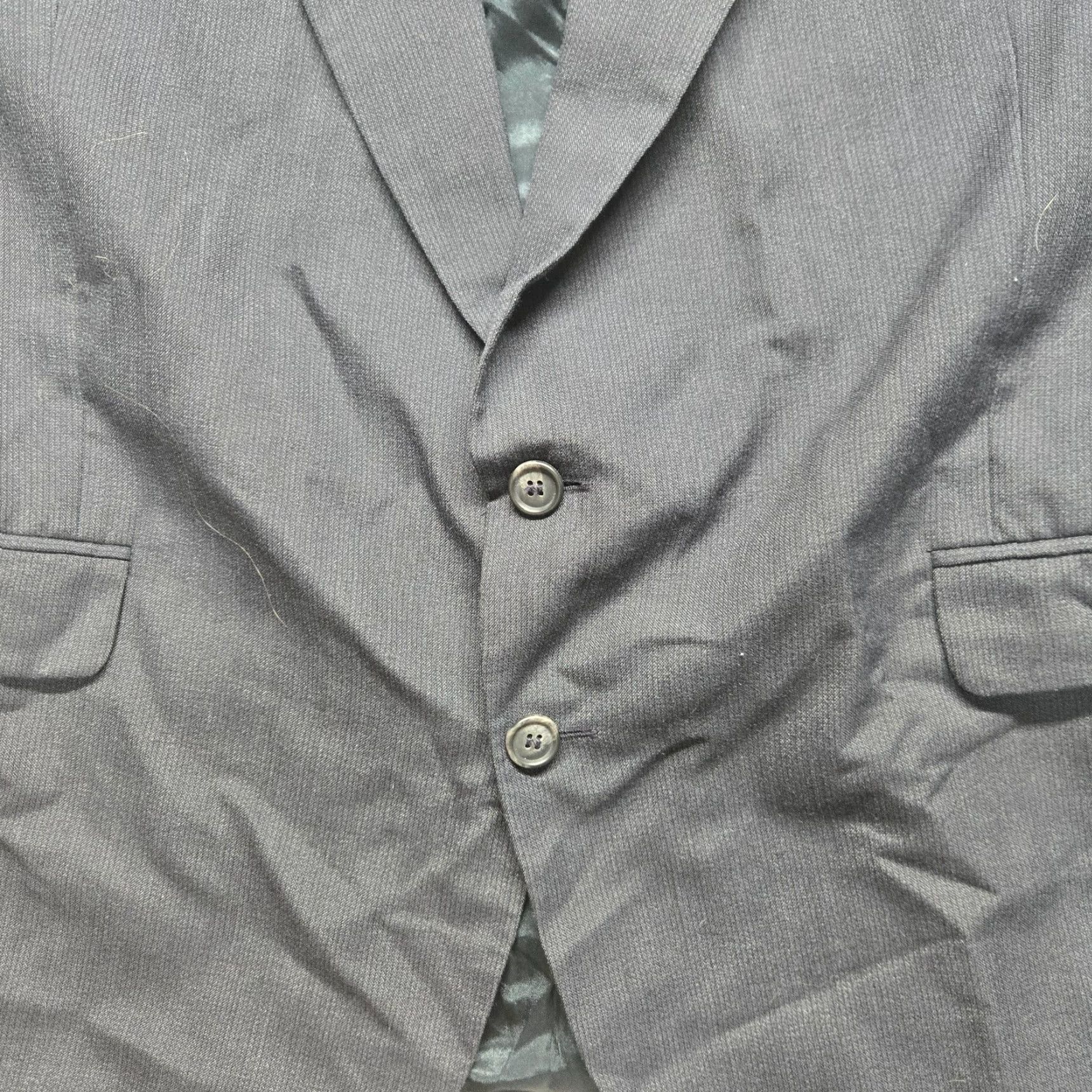 Vintage VINTAGE Kilburne and Finch Blazer Jacket Coat Black 2 Button Adult Men's Size 46R Size 46R - 2 Thumbnail