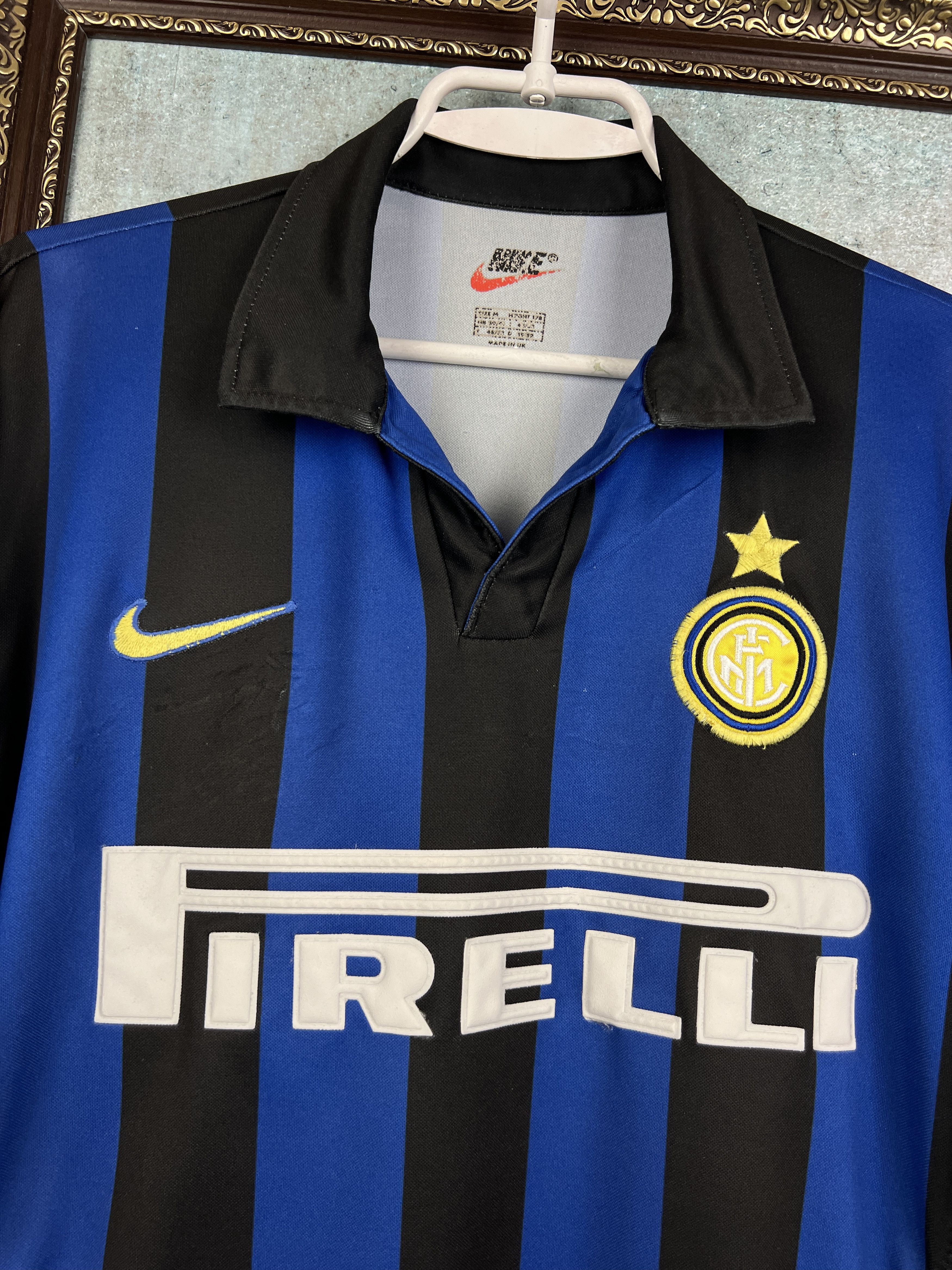 Nike Inter Milan football shirt 1998 Soccer Maglia Jersey Trikot Size US M / EU 48-50 / 2 - 3 Thumbnail