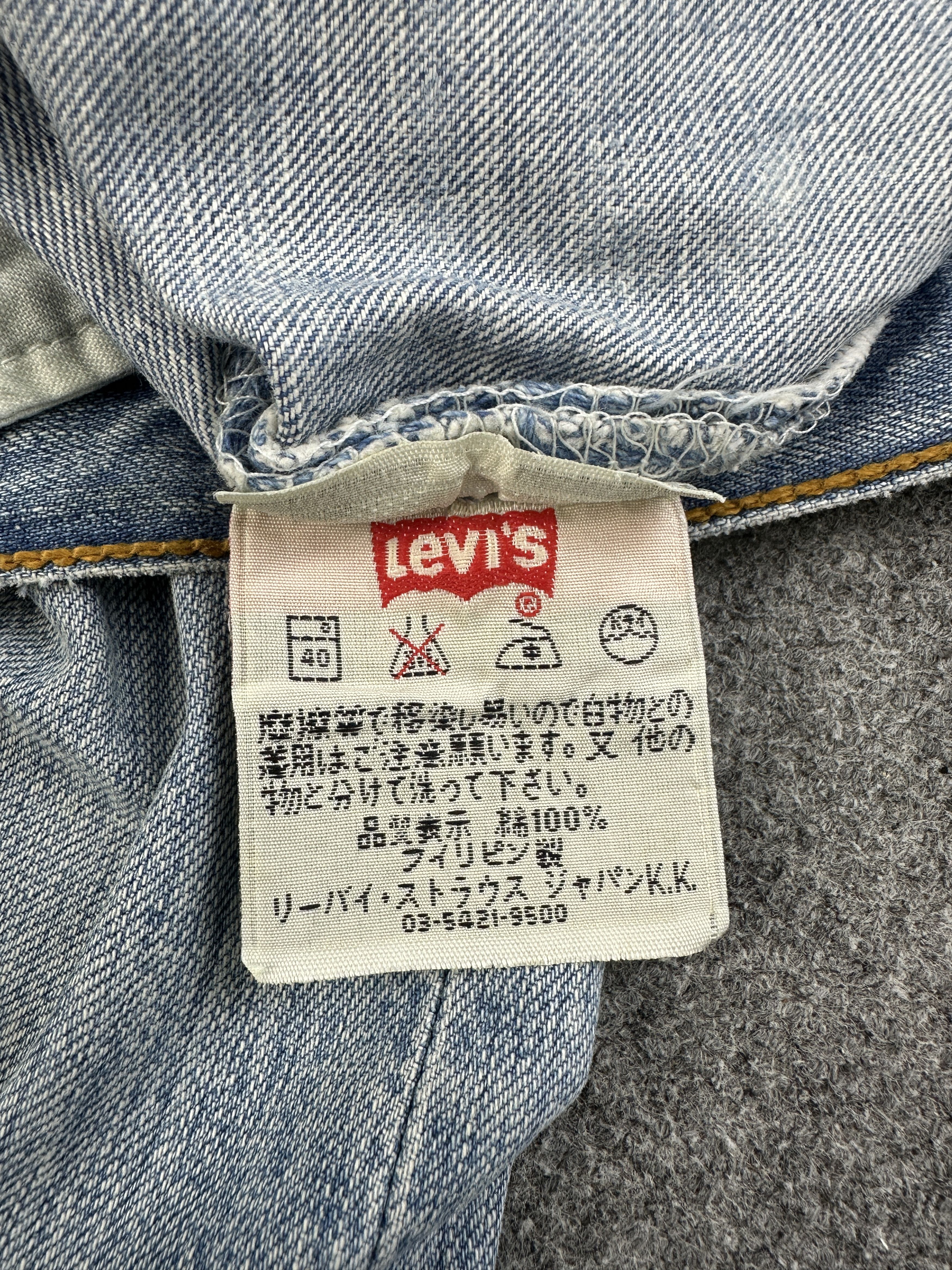 Levi's Vintage Distressed Levis 501 Faded Blue Jeans 32x32 S0046 Size US 32 / EU 48 - 6 Thumbnail