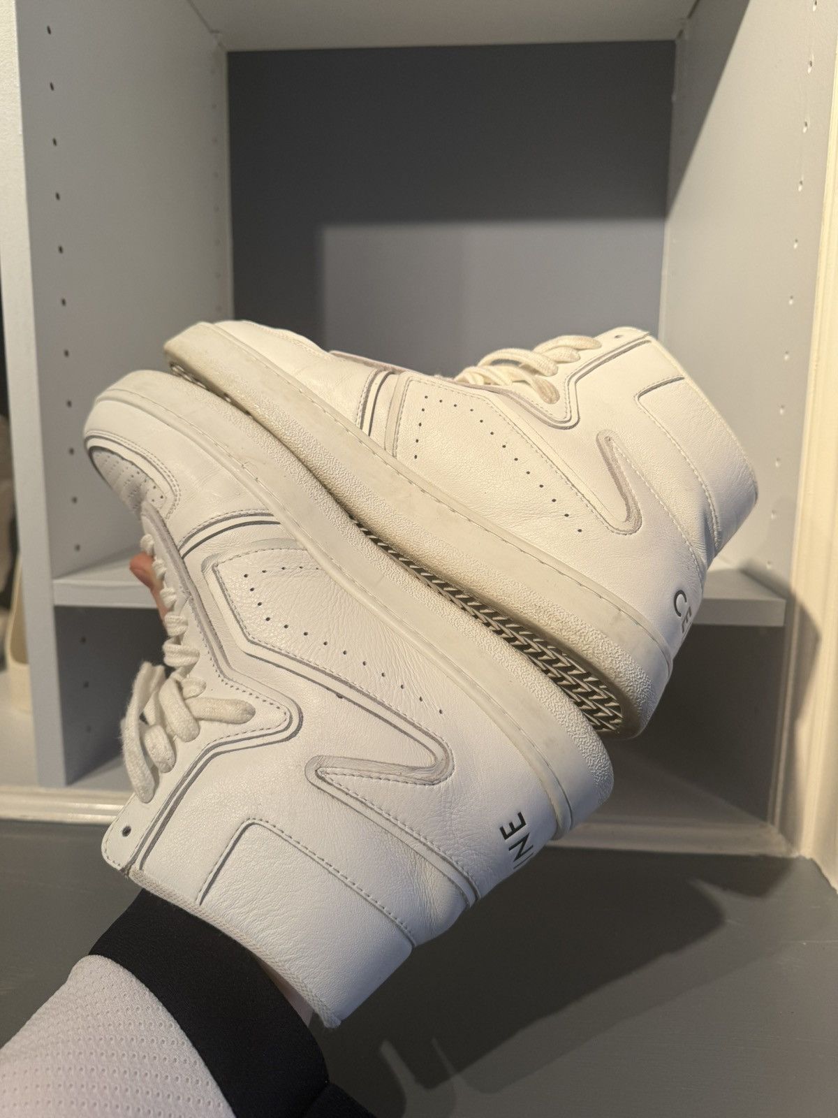 Celine Celine CT-01 Z Trainer High Top Sneaker White 42 Size US 9 / EU 42 - 5 Thumbnail