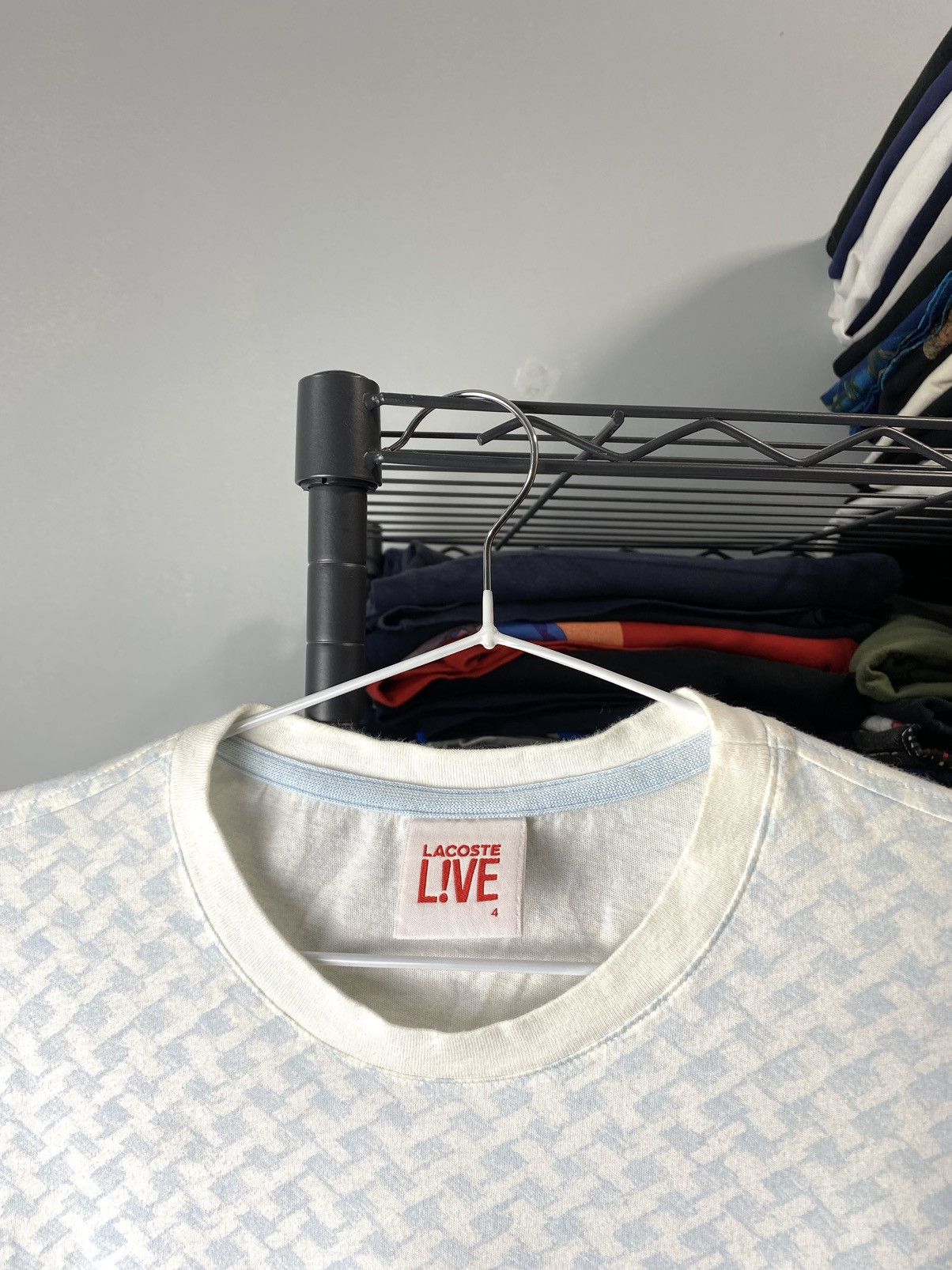 Lacoste Lacoste Live Pattern T Shirt Hype Y2K Size US M / EU 48-50 / 2 - 5 Thumbnail