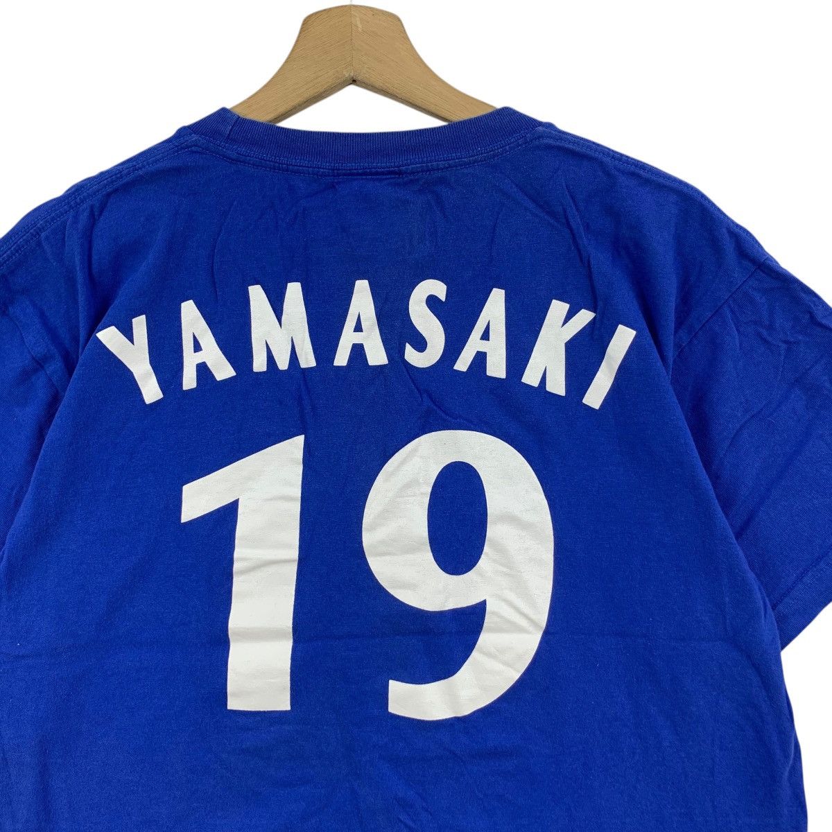 Vintage YOKOHAMA DENA BAYSTARS Yamasaki 2019 Series Tee Shirt Top Size US L / EU 52-54 / 3 - 6 Thumbnail
