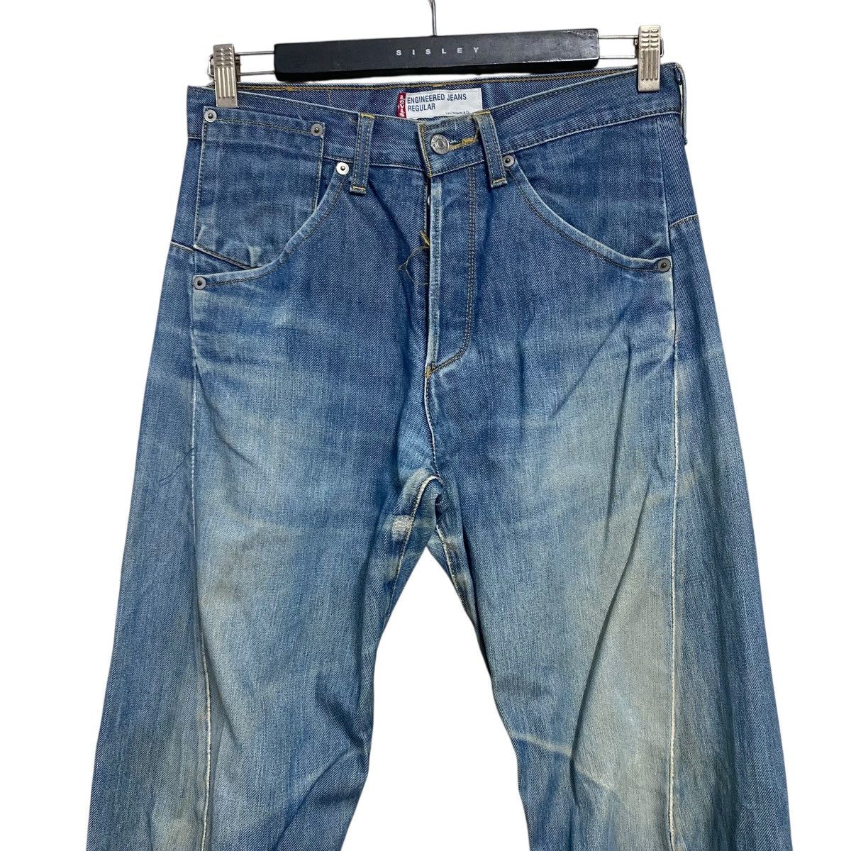 Levi's Vintage Levis Engineered Distressed Jeans Size US 30 / EU 46 - 3 Thumbnail