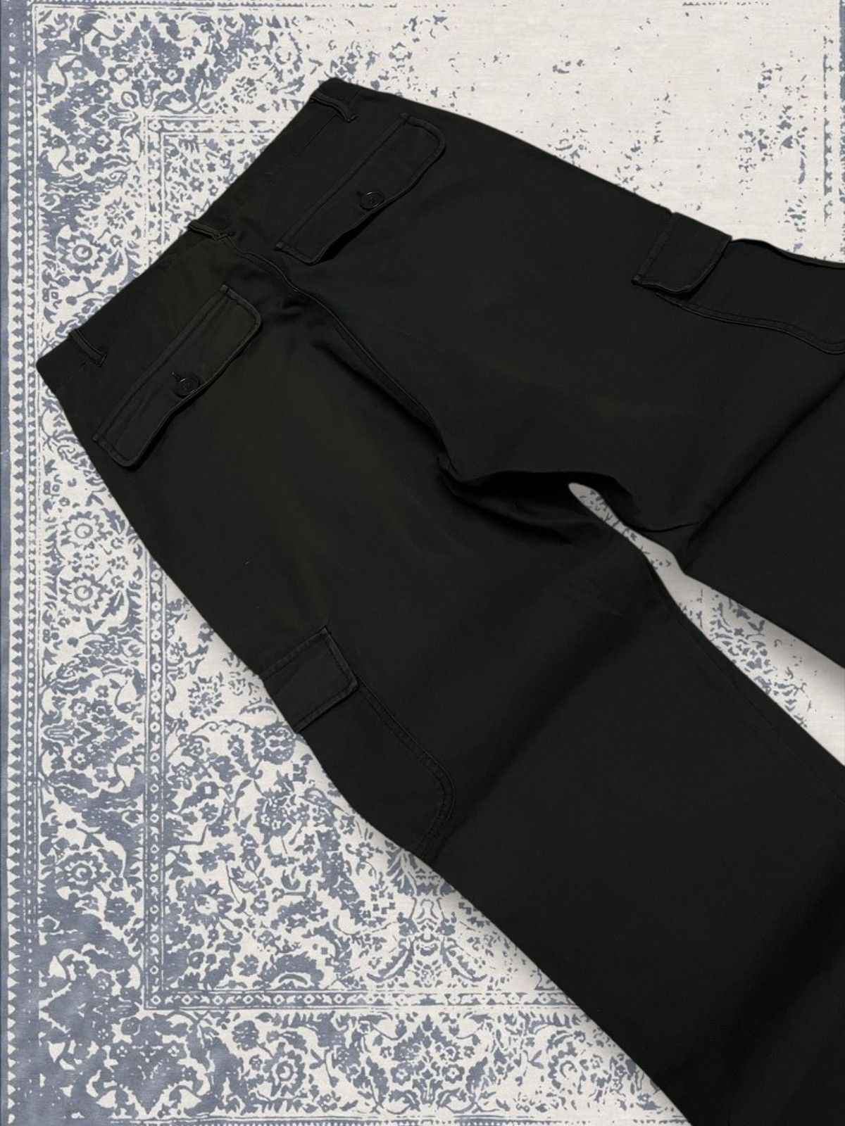 Vintage 90s Japan Designer Rectilina Cargo Mutlipocket Pant
