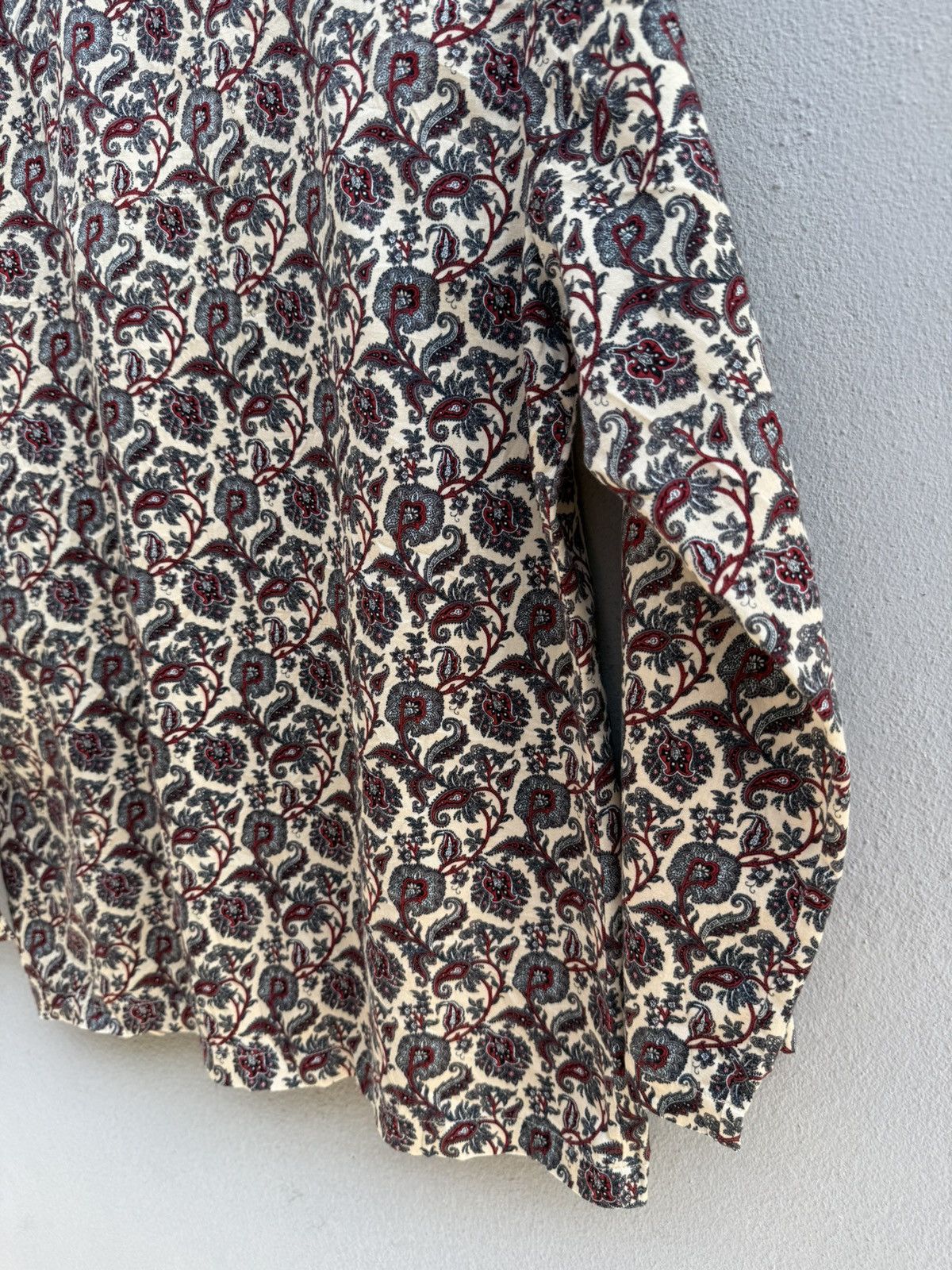 Burberry BURBERRY London AOP Paisley Design Open Collar Shirt Size S / US 4 / IT 40 - 12 Thumbnail