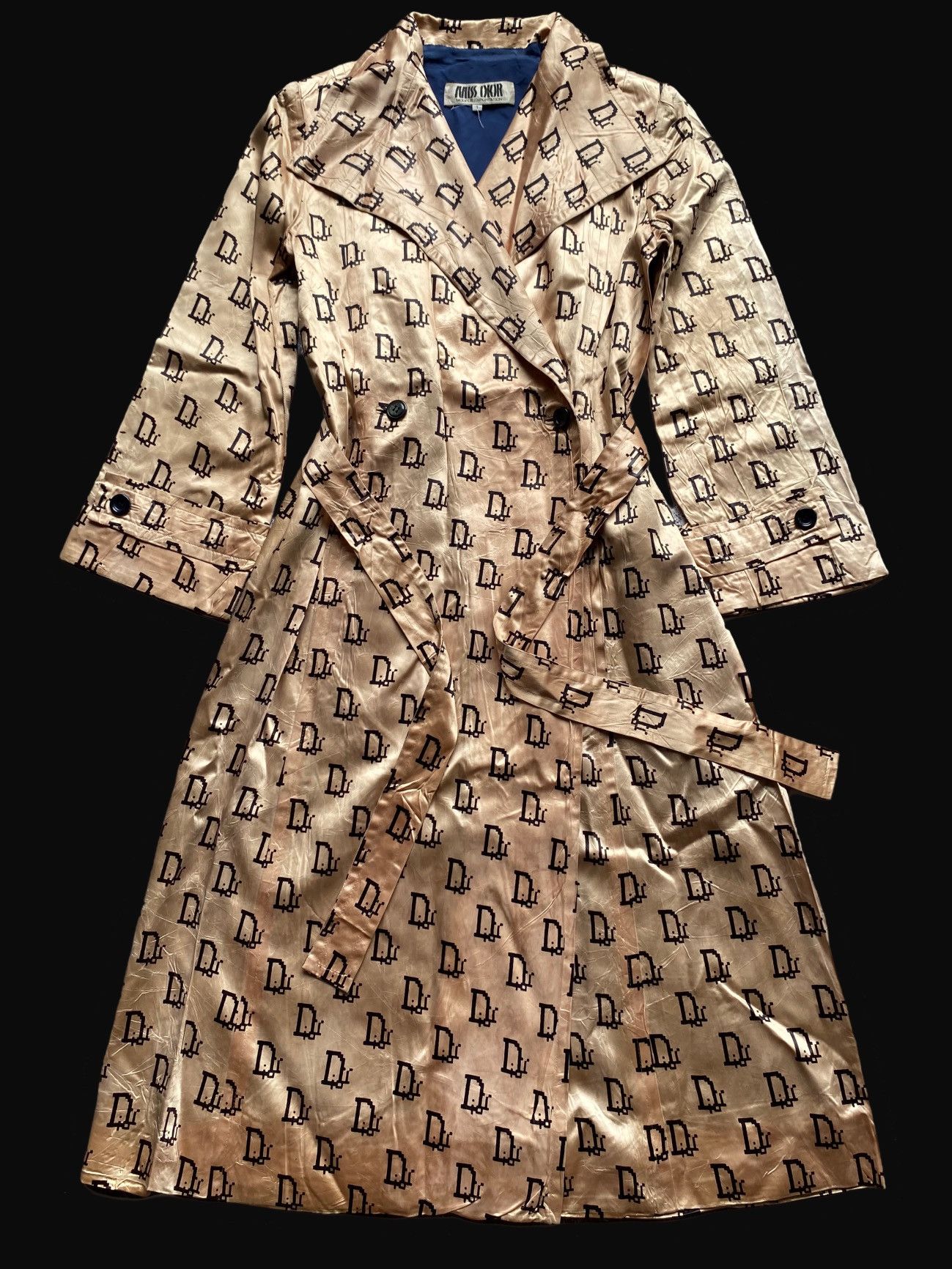 Dior Rare✨ MISS DIOR Monogram Vintage Trench Coat Jacket Size M / US 6-8 / IT 42-44 - 1 Thumbnail