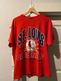 Vintage St Louis Cardinals T-Shirt Size Large Red 90s MLB – Throwback Vault