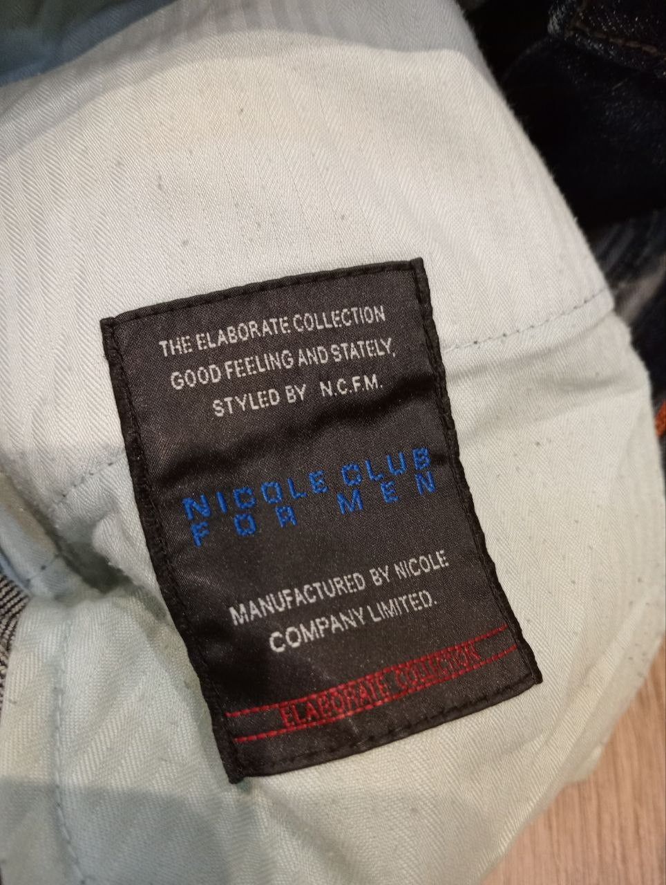 Nicole Club NICOLE CLUB FOR MEN JAPAN 3D DENIM WITH UNIQUE ZIPPER PANTS Size US 33 - 6 Thumbnail