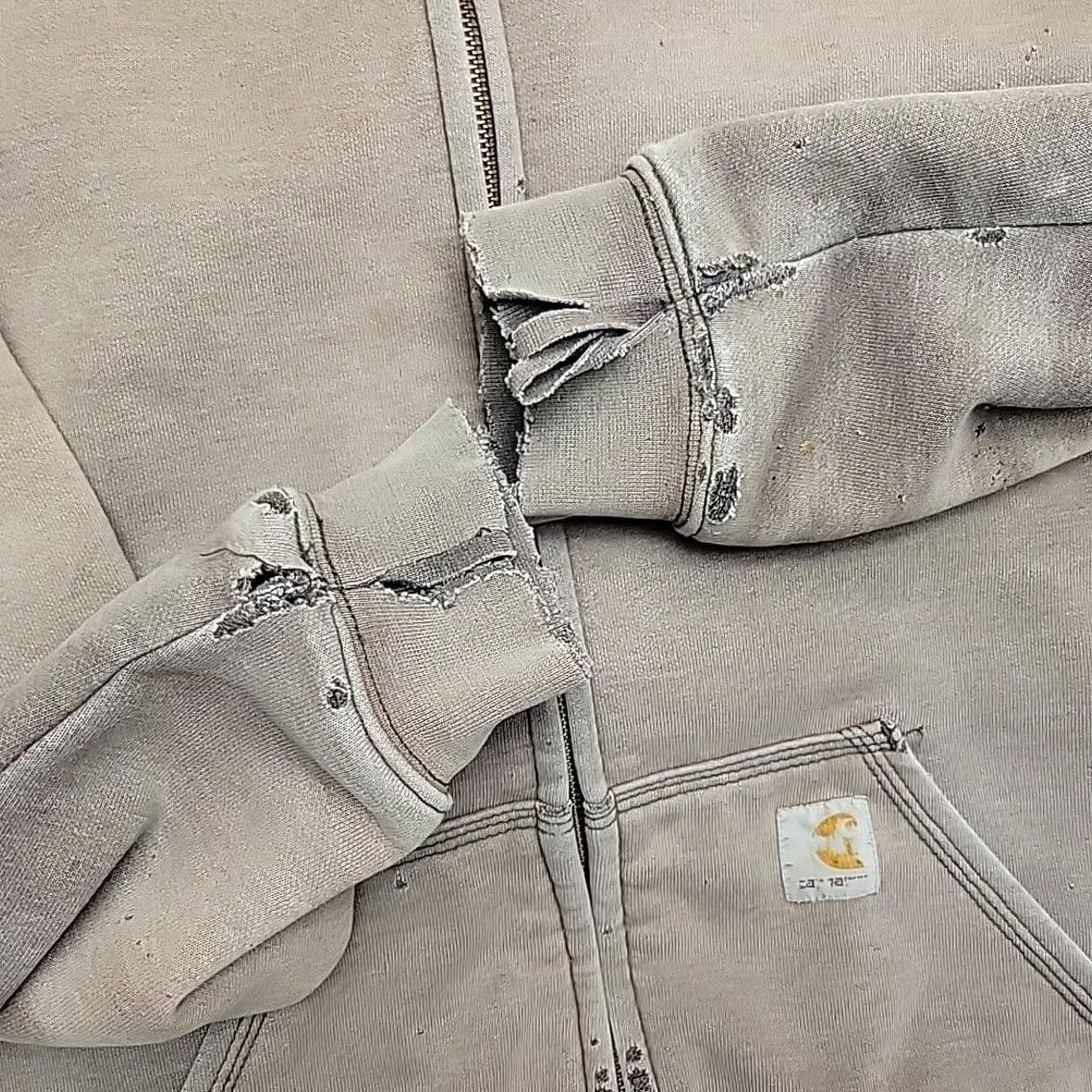 Carhartt Carhartt Hoodie Sweatshirt Mens Large Tall Brown Rain Defender Work Streetwear Size US L / EU 52-54 / 3 - 4 Thumbnail