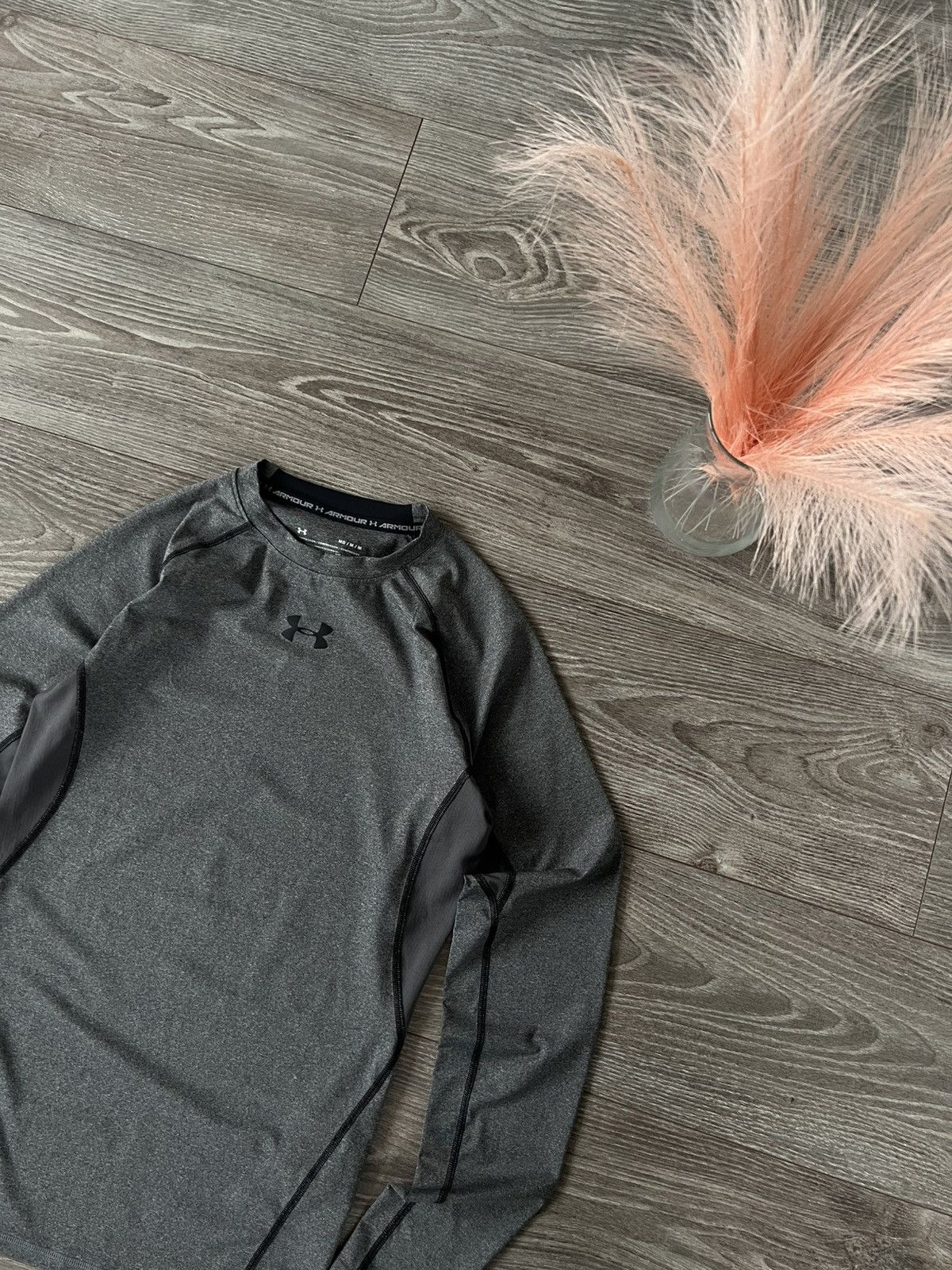 Other × Under Armour Under Armour Central Logo Onix Compression Heatgear Long Tee Size US M / EU 48-50 / 2 - 8 Thumbnail