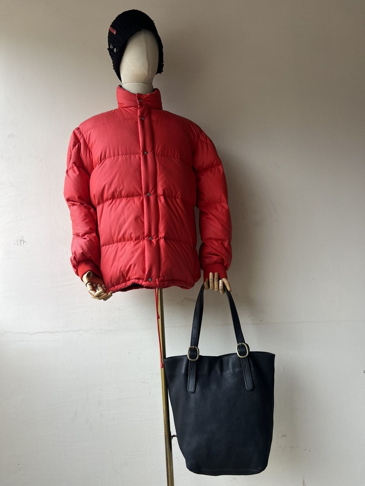 Leather Slow Motion Japan Patina Black Leather Tote Bag Size ONE SIZE - 8 Thumbnail