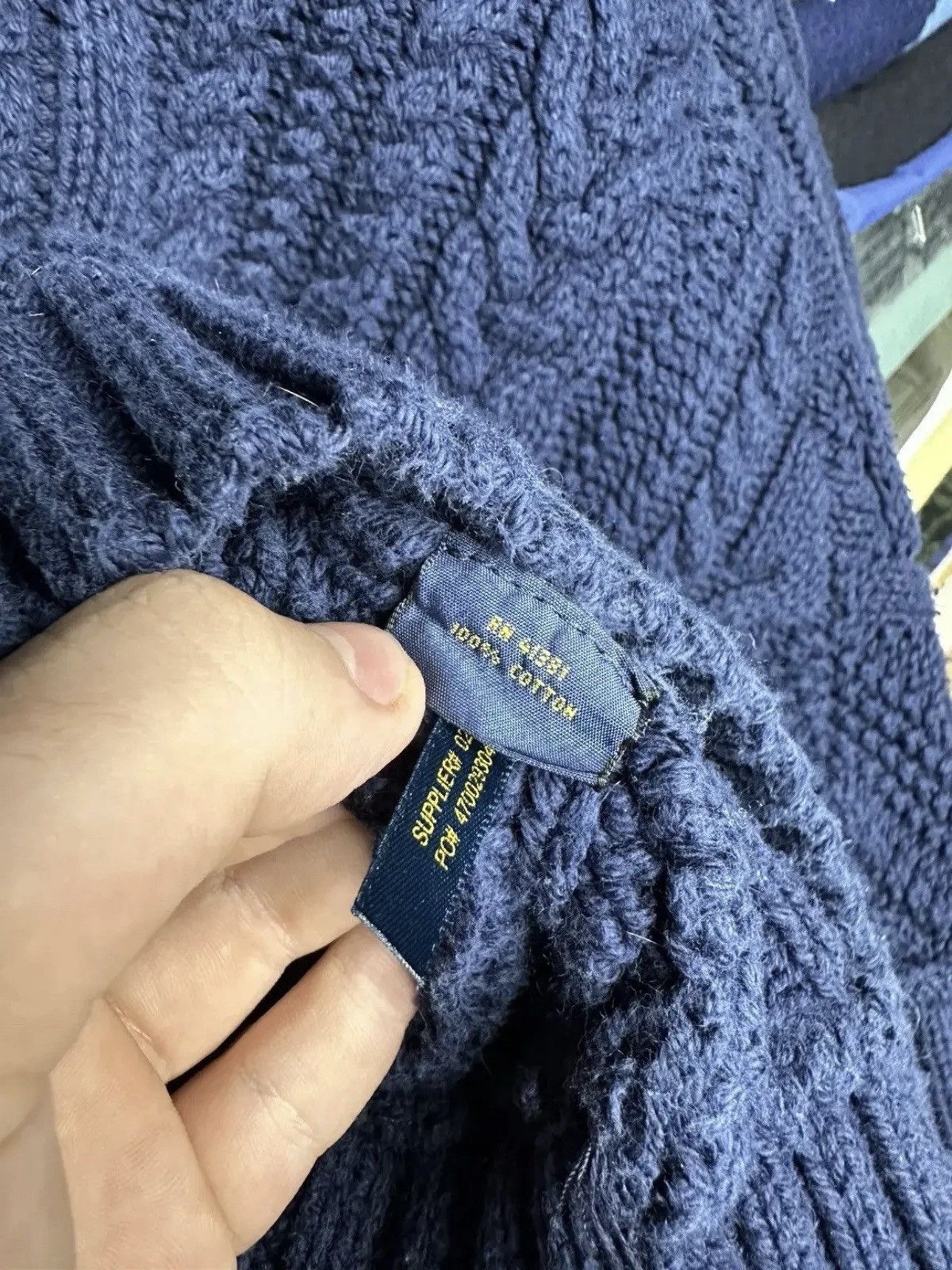 Polo Ralph Lauren POLO RALPH LAUREN Cable Big Knit Sweater Size XL / US 12-14 / IT 48-50 - 5 Thumbnail