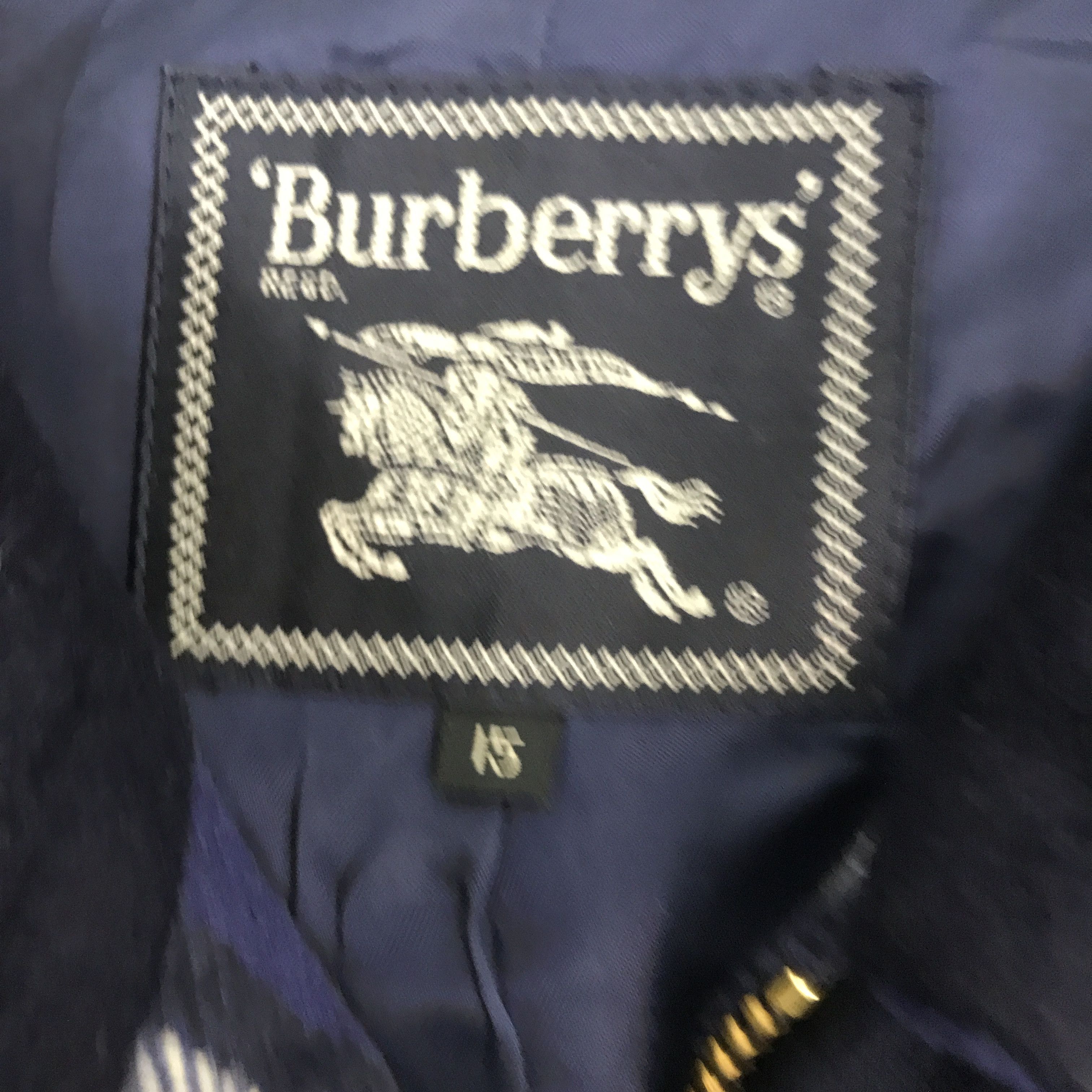 Burberry × Vintage Vintage Burberry Wool zipper Jacket Size US L / EU 52-54 / 3 - 9 Thumbnail