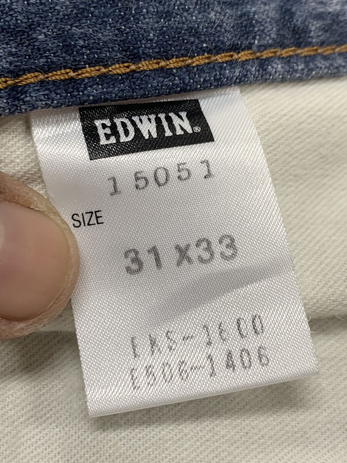 Edwin Loose straight EDWIN 505D Selvedge. Size US 31 - 11 Thumbnail