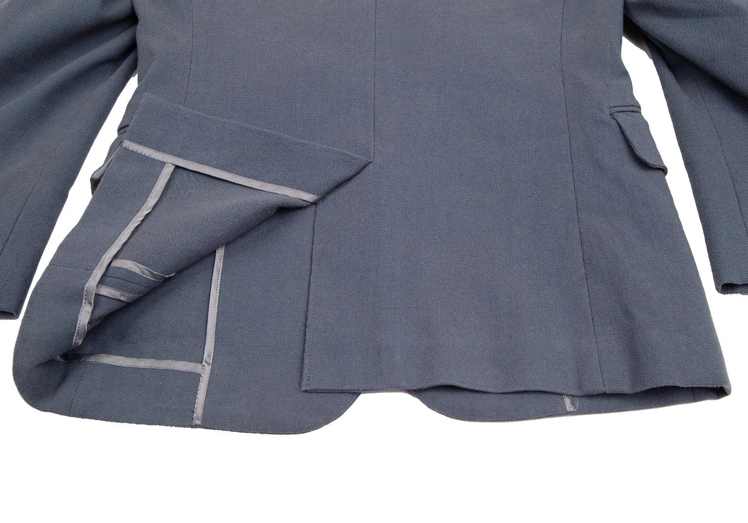 Comme des Garcons Homme Plus Cotton Linen Tailored Jacket in Blue Grey Size S Size US S / EU 44-46 / 1 - 14 Thumbnail