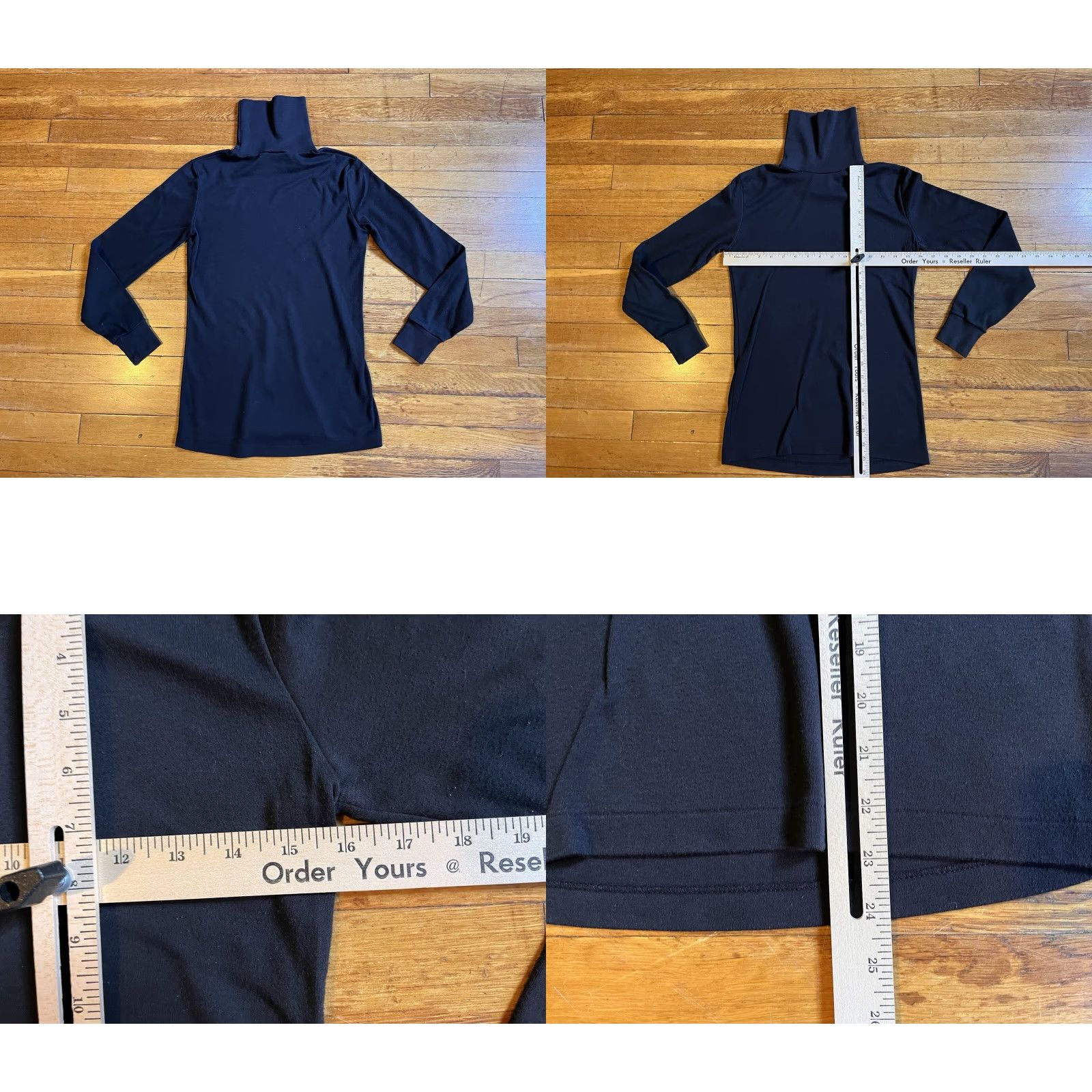 Eastern Mountain Sports VINTAGE EMS Turtleneck Long Sleeve Shirt Women’s M Black Blue Lot 80s Womens Size M / US 6-8 / IT 42-44 - 10 Thumbnail
