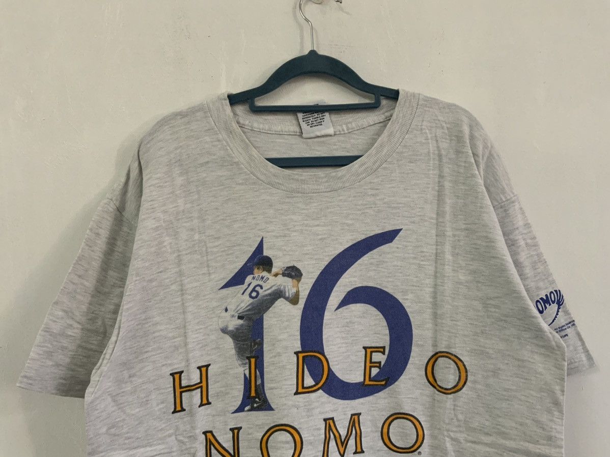 MLB Hideo Nomo 16 Los Angeles Dodgers 1995 Tee Size US L / EU 52-54 / 3 - 3 Thumbnail