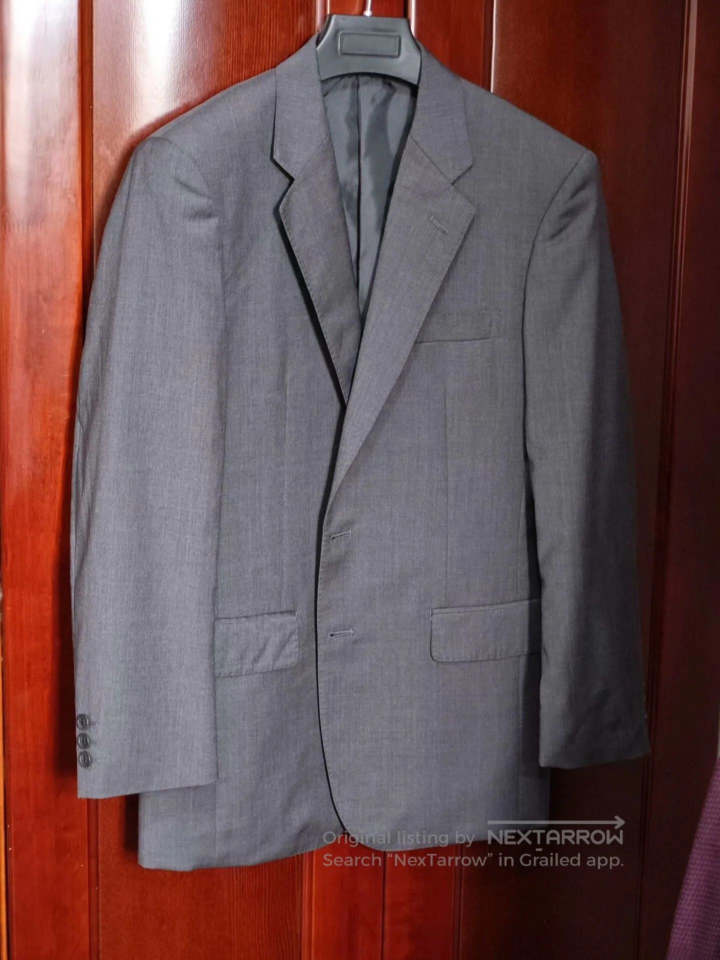 SCABAL Gray Custom Wool Suit.