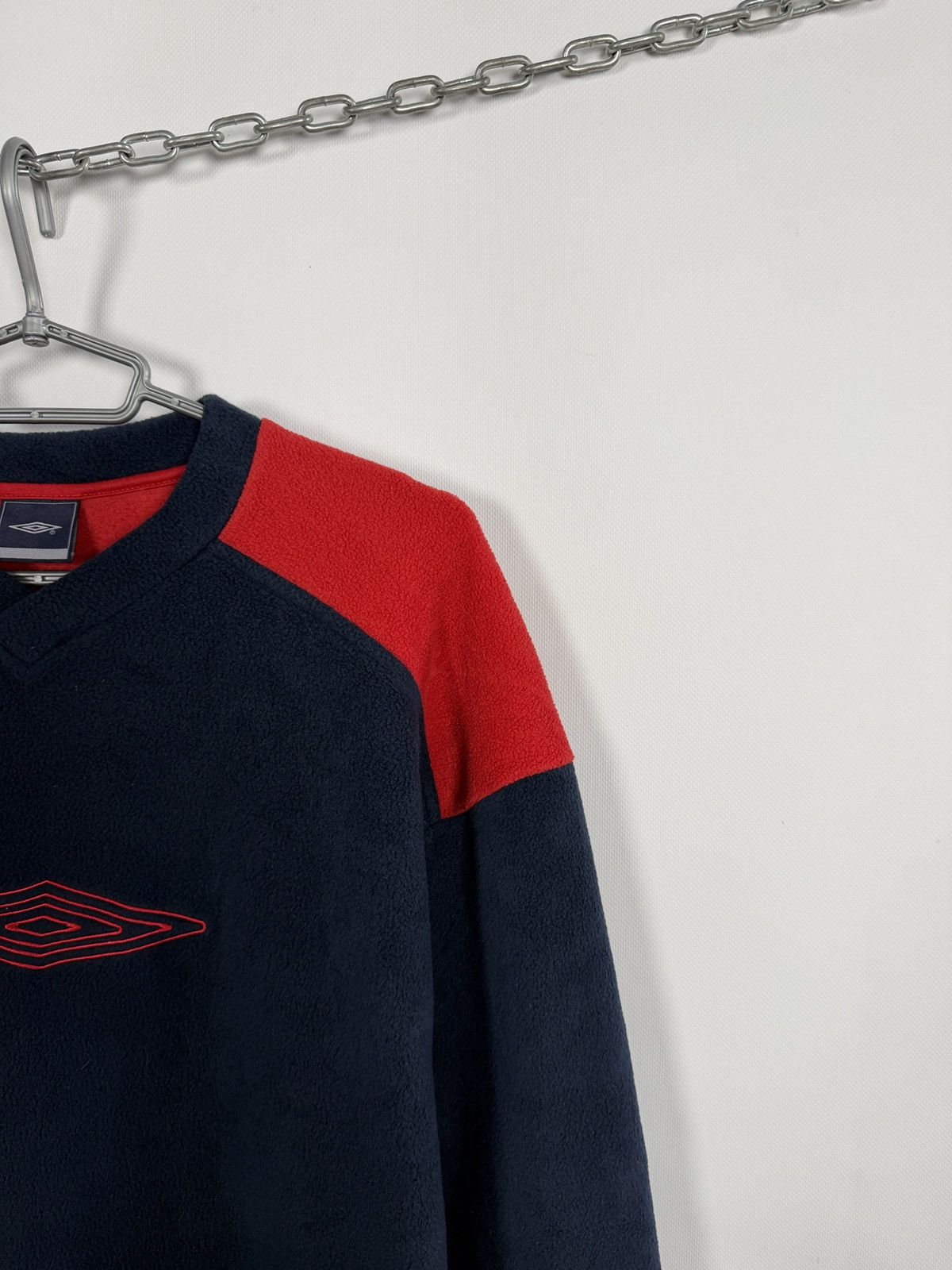 Umbro UMBRO Vintage Fleece Pullover Big Logo Sweatshirt Size L Size US L / EU 52-54 / 3 - 2 Thumbnail