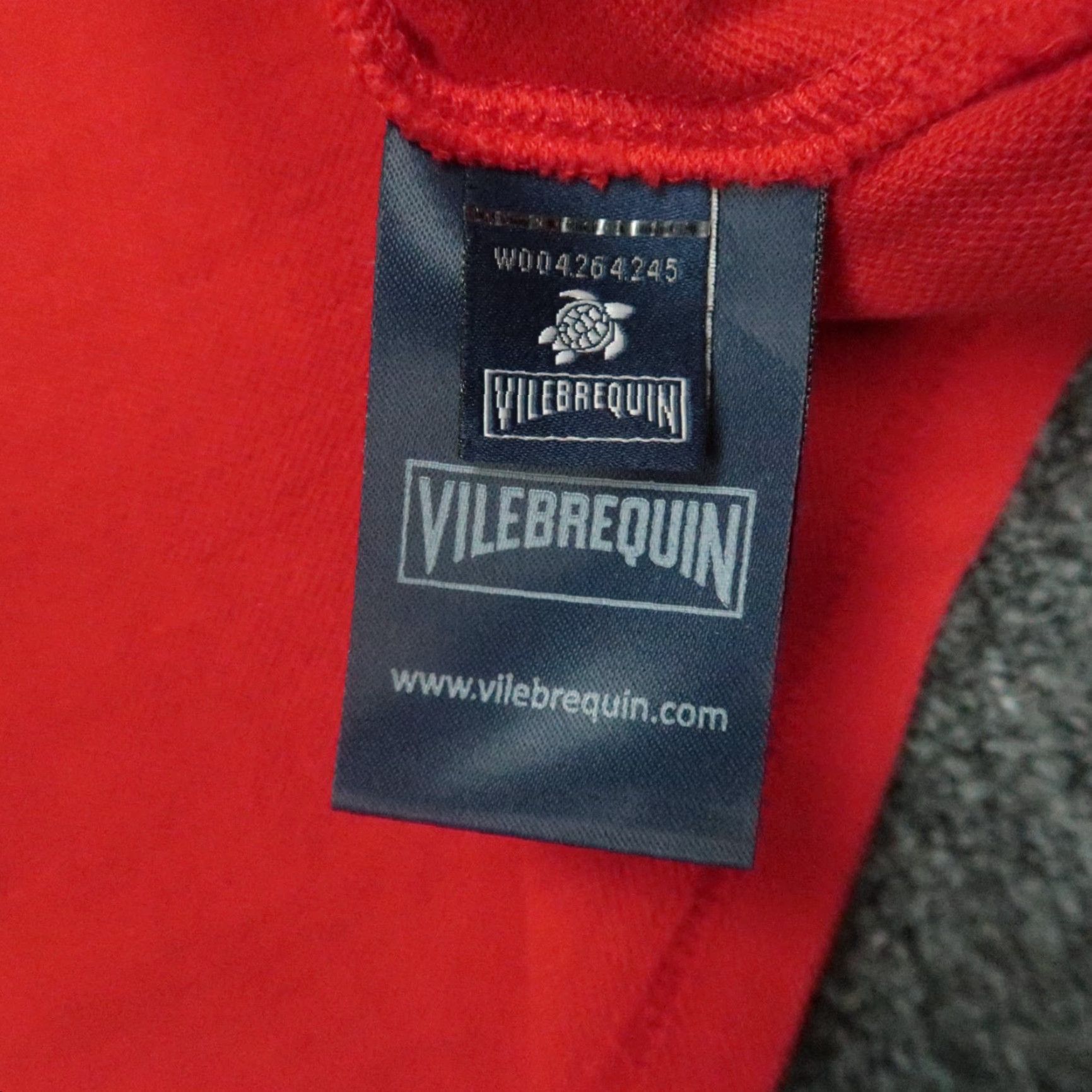 Vilebrequin Vilebrequin Shirt Mens Large Red Short Sleeve Polo Slim Lightweight Turtle Size US L / EU 52-54 / 3 - 4 Thumbnail