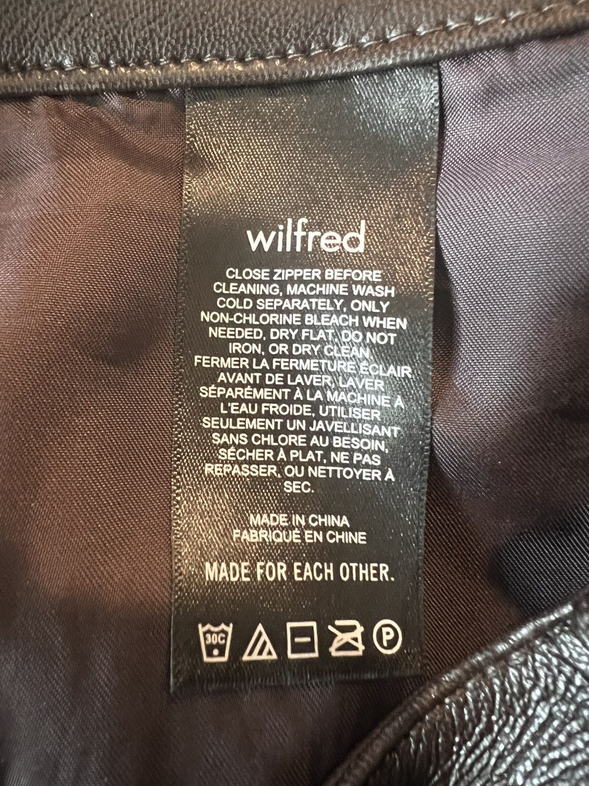 Aritzia Wilfred Aritzia Melina Vegan Leather Pants Brown - 4 Size 27" / US 4 / IT 40 - 4 Thumbnail