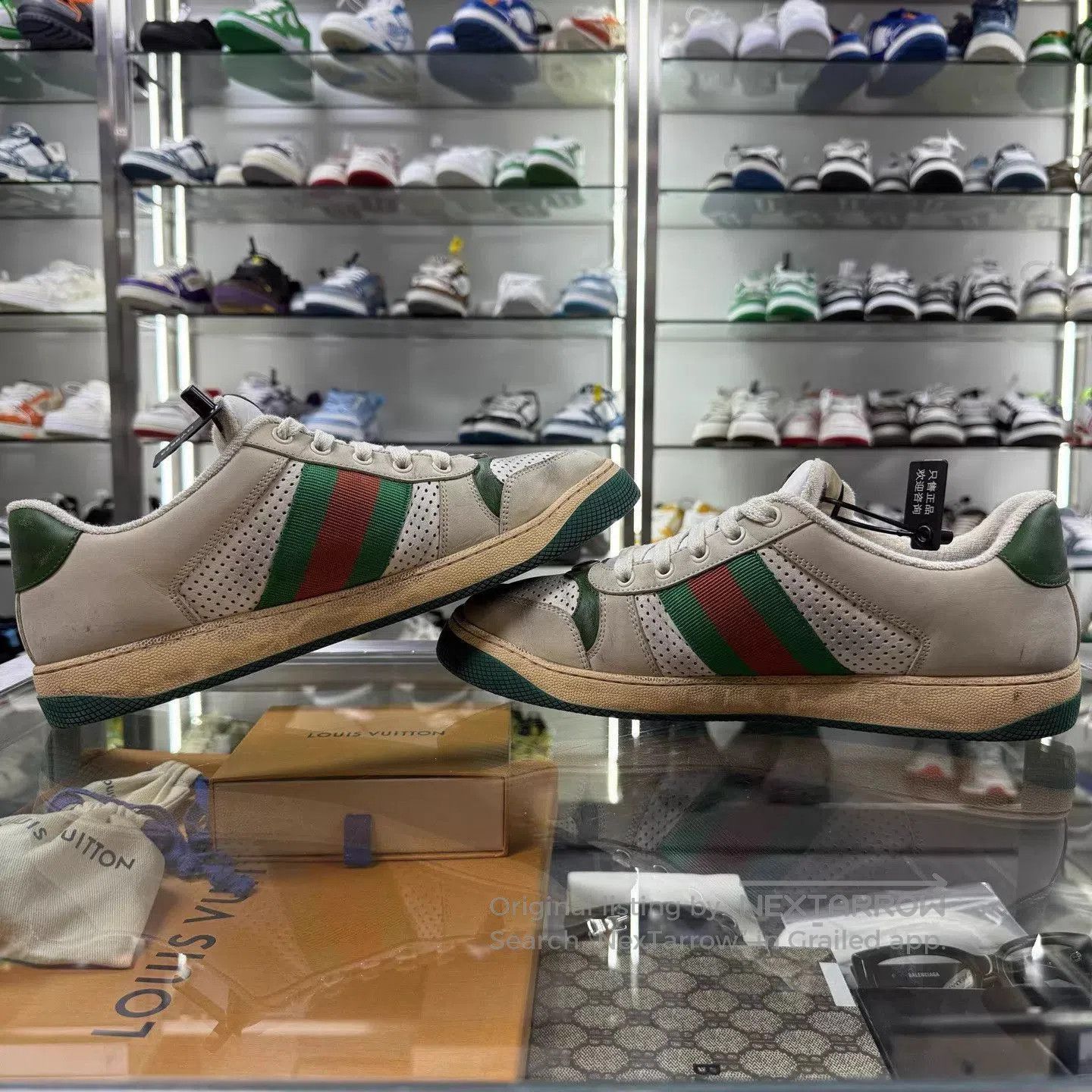 Gucci Multi-Color Low-Top Casual Sneakers. Size US 7 / EU 40 - 6 Thumbnail