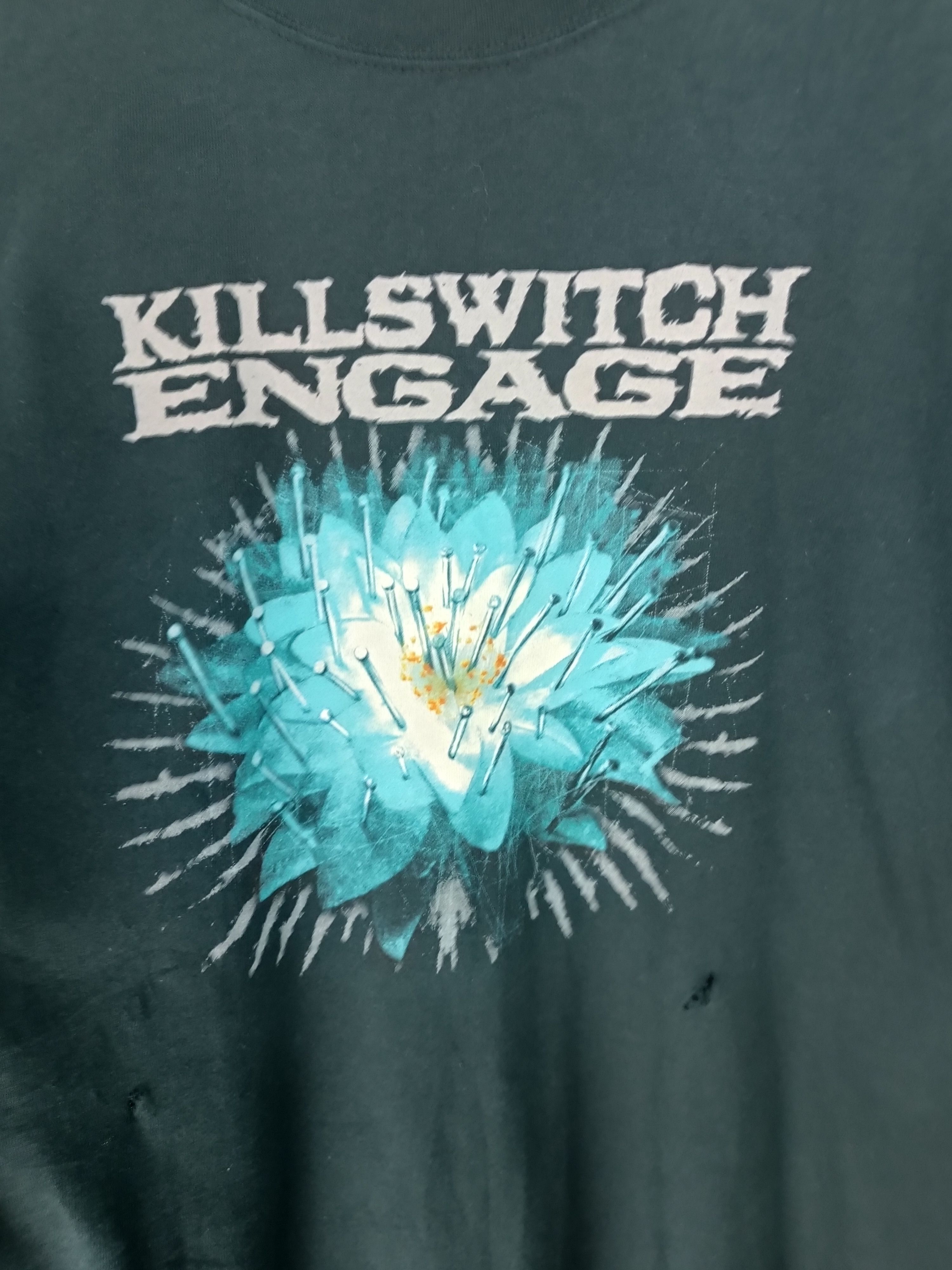 Band Tees THRASHED FADED VINTAGE Y2K KILLSWITCH ENGAGE TEE TRIVIUM Size US XL / EU 56 / 4 - 8 Thumbnail
