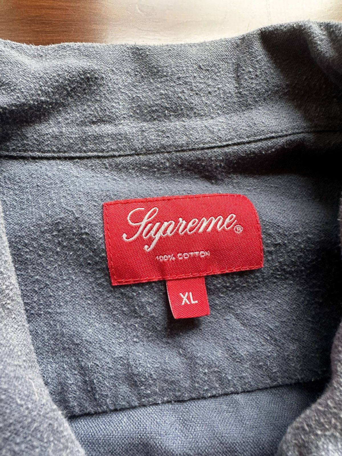 Supreme Supreme Blue Cotton Zip-Up Size US XL / EU 56 / 4 - 3 Thumbnail