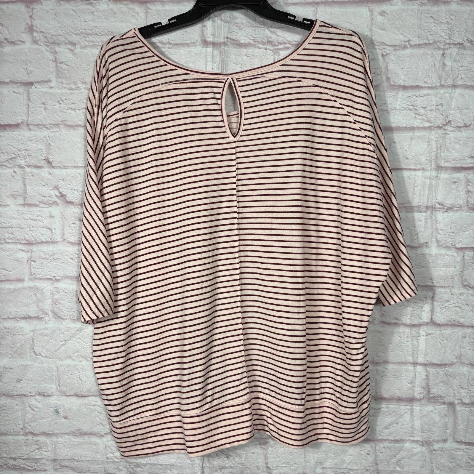 Other Lane Bryant Striped 3/4 Sleeve Top Size 18/20 Size XL / US 12-14 / IT 48-50 - 6 Thumbnail