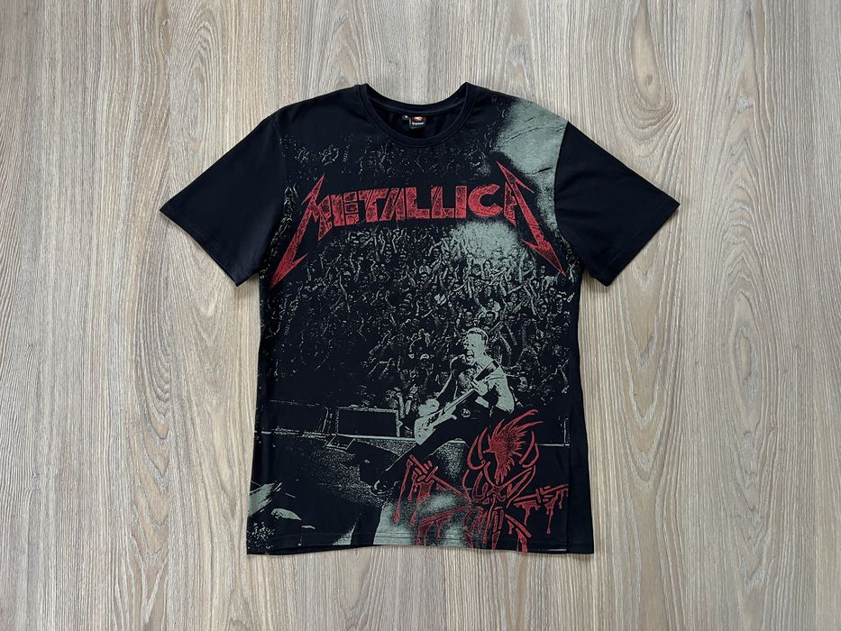 Vintage Vintage Energie Metallica Full Print T-Shirt | Grailed