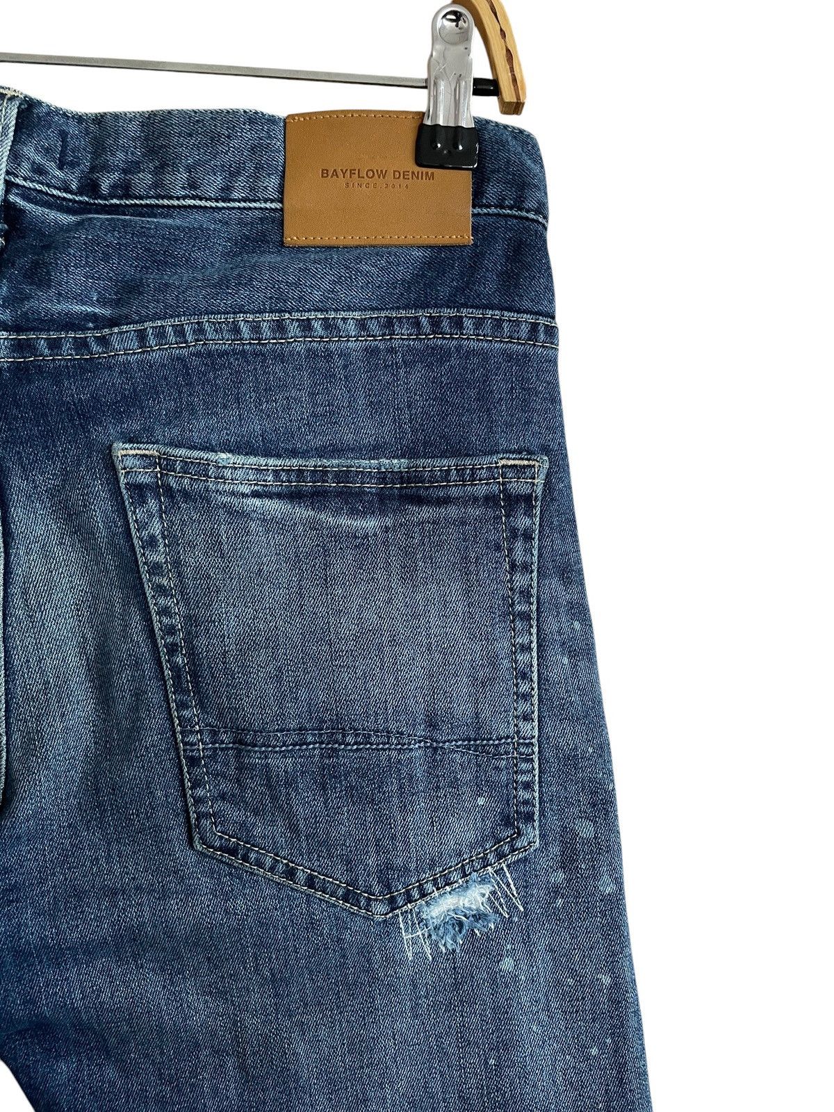 Vintage Vintage Japanese Brand Bayflow Ripped Jeans 2000s Size US 28 / EU 44 - 10 Thumbnail