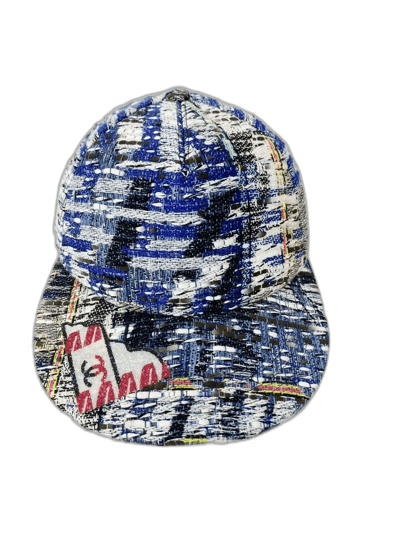 Chanel Chanel Baseball Cap Blue and White Pattern Size ONE SIZE - 1 Thumbnail