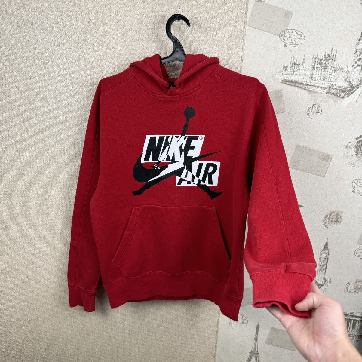 Jordan Brand Nike Air Jordan Hoodie Red Men Jumpman logo Streetwear S Size US S / EU 44-46 / 1 - 12 Thumbnail