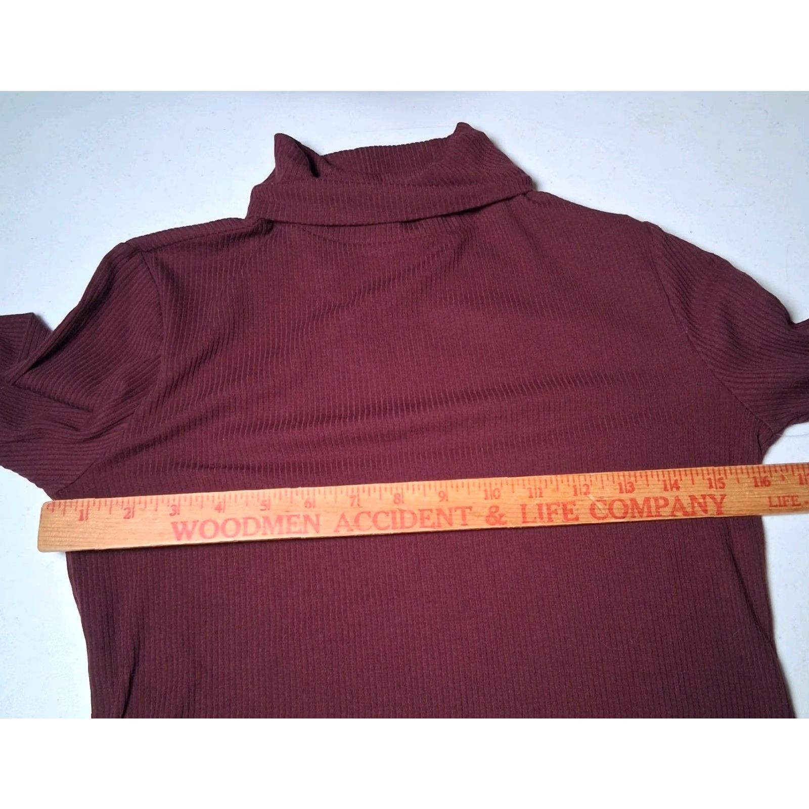 Old Navy Old Navy Shirt Women S Turtleneck Maroon Ribbed Knit Casual Pullover Knit Ribbed Turtleneck Raisin Arizona Classic Fall Winter Regular Women S Size S / US 4 / IT 40 - 4 Thumbnail