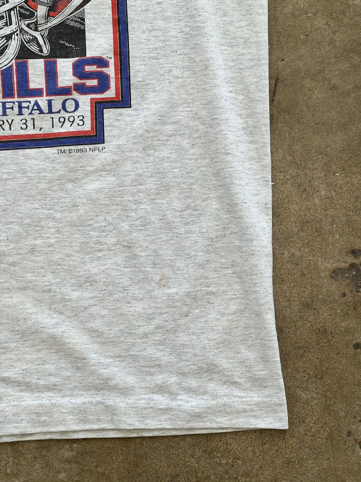 NFL Vintage 1993 Super Bowl Cowboys Bills Single Stitch Tee XL Size US XL / EU 56 / 4 - 6 Thumbnail