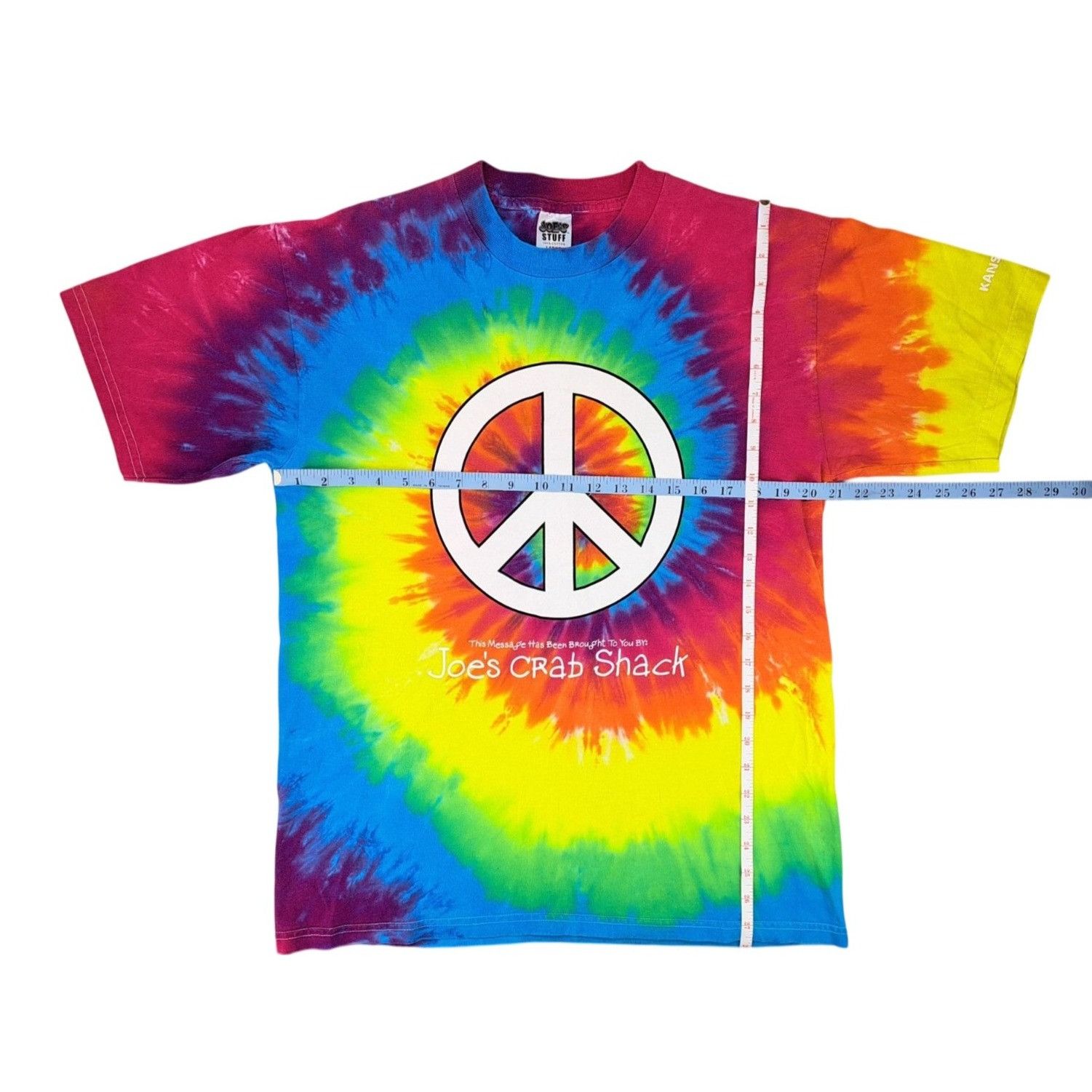 Vintage Vintage Joe's Crab Shack Tie-Dye Peace Love Crabs T-Shirt L Size US L / EU 52-54 / 3 - 7 Thumbnail