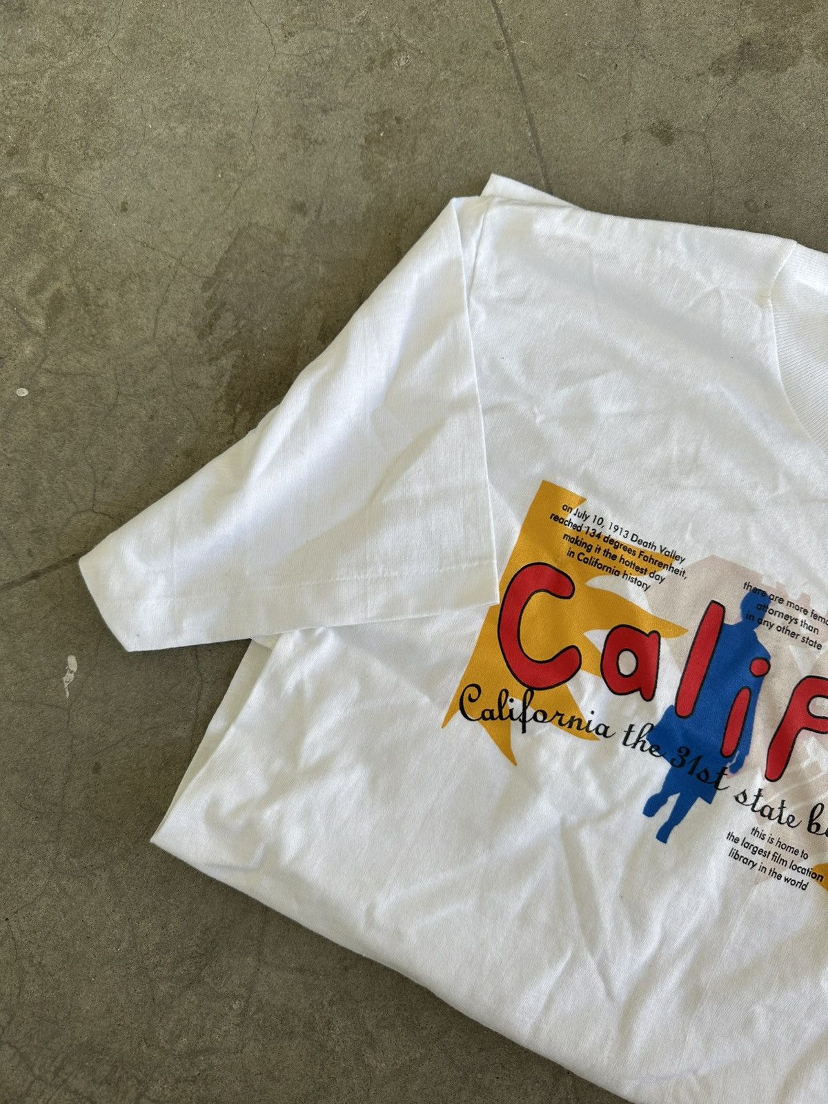 Vintage Vintage 80s/90s Single Stitch State of California M Shirt Size US M / EU 48-50 / 2 - 3 Thumbnail