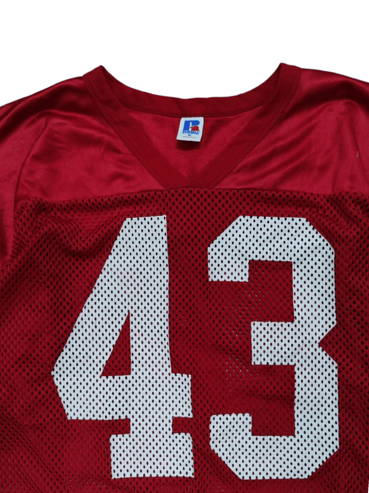 Russell Athletic × Vintage 1990s Russell Mesh Jersey Size US XL / EU 56 / 4 - 2 Thumbnail