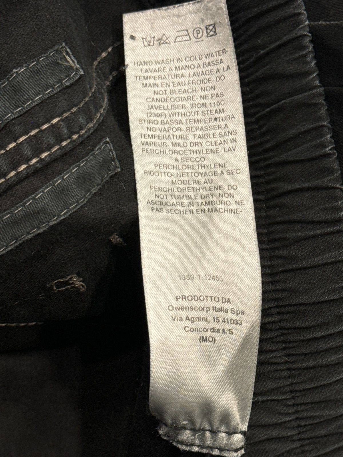 Rick Owens Rick Owens SBW Creatch Cargo Pants Black Wax SS19 Size US 34 / EU 50 - 10 Thumbnail