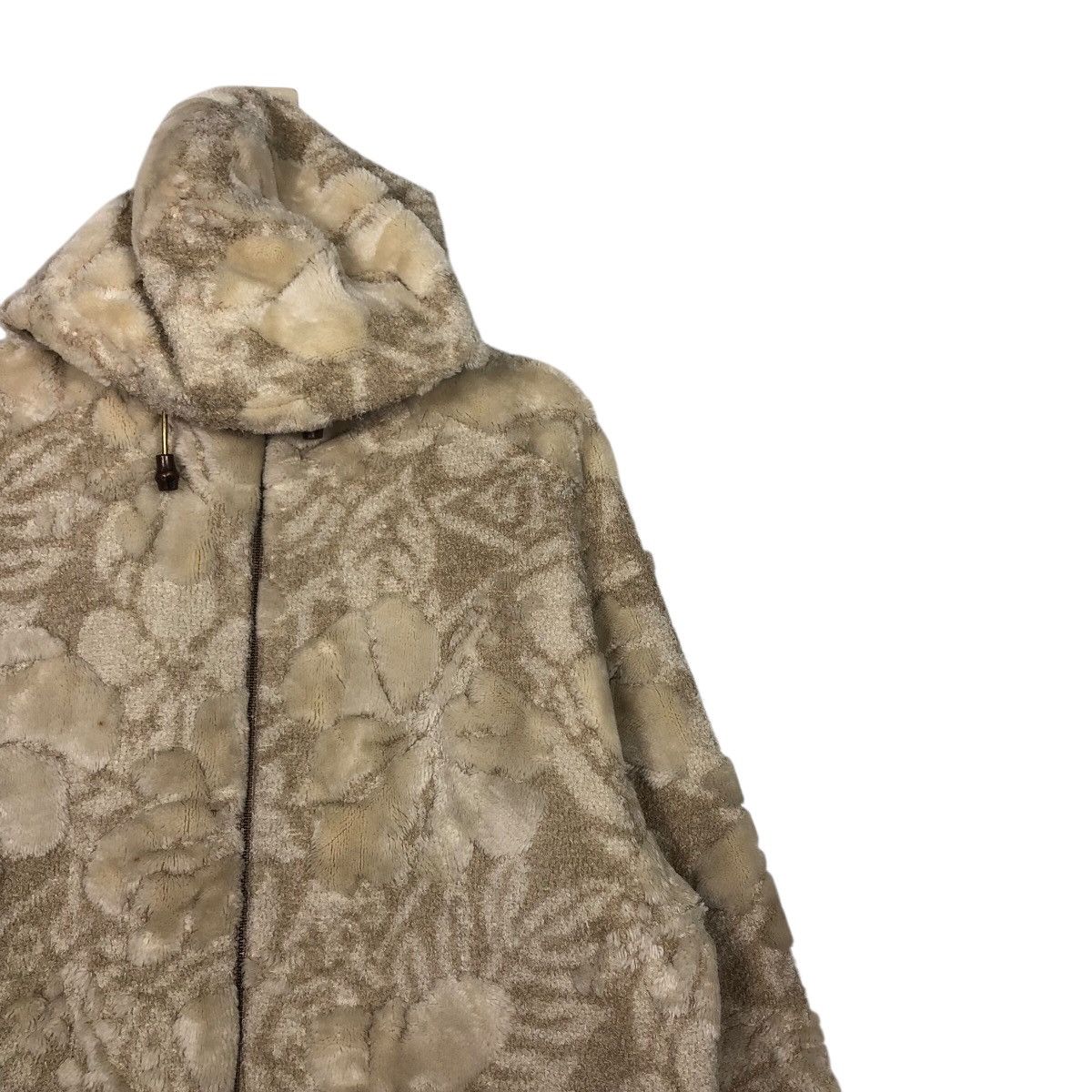 Japanese Brand 📌Vintage Fleece Zipper Jacket Ryu Sports Floral Over Print Size US M / EU 48-50 / 2 - 6 Thumbnail