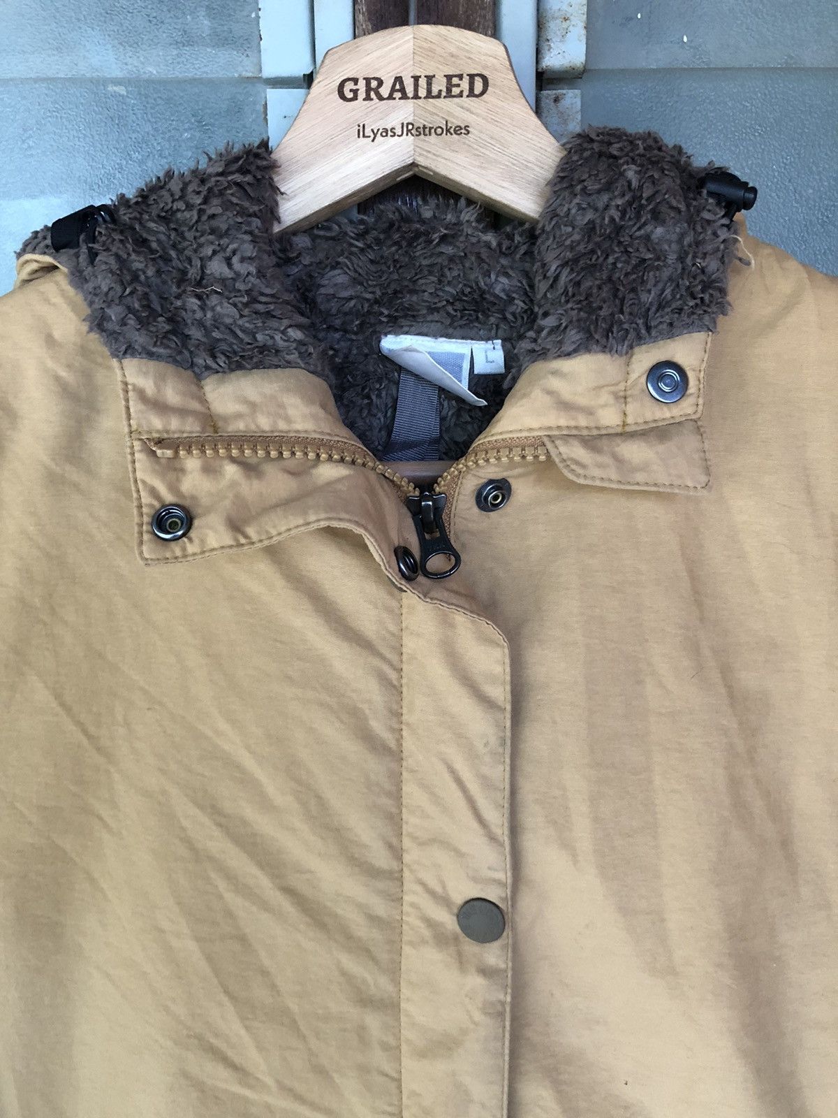 The North Face × Vintage Vintage The North Face Bomber Fur Hoodie Jacket Size US L / EU 52-54 / 3 - 16 Thumbnail
