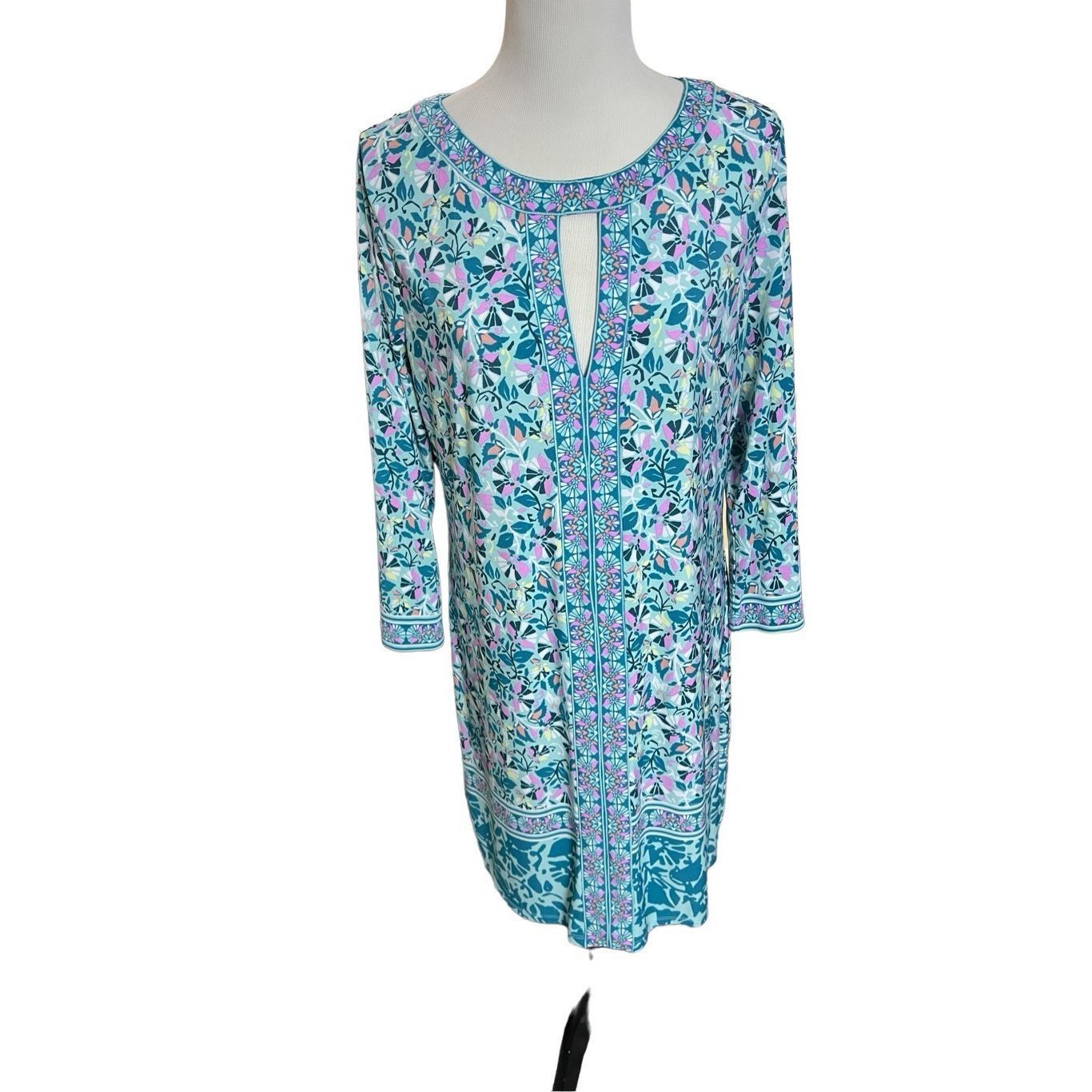 Bcbgmaxazria BCBGMaxAzria aqua dress size L Size L / US 10 / IT 46 - 1 Thumbnail