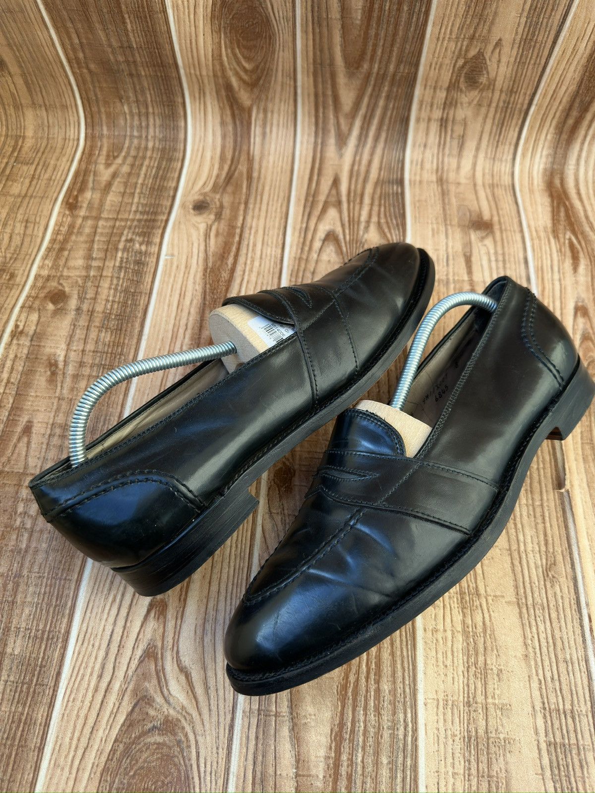 Alden Alden Leather Shell Cordovan Loafers Black Size US 10.5 / EU 43-44 - 9 Thumbnail