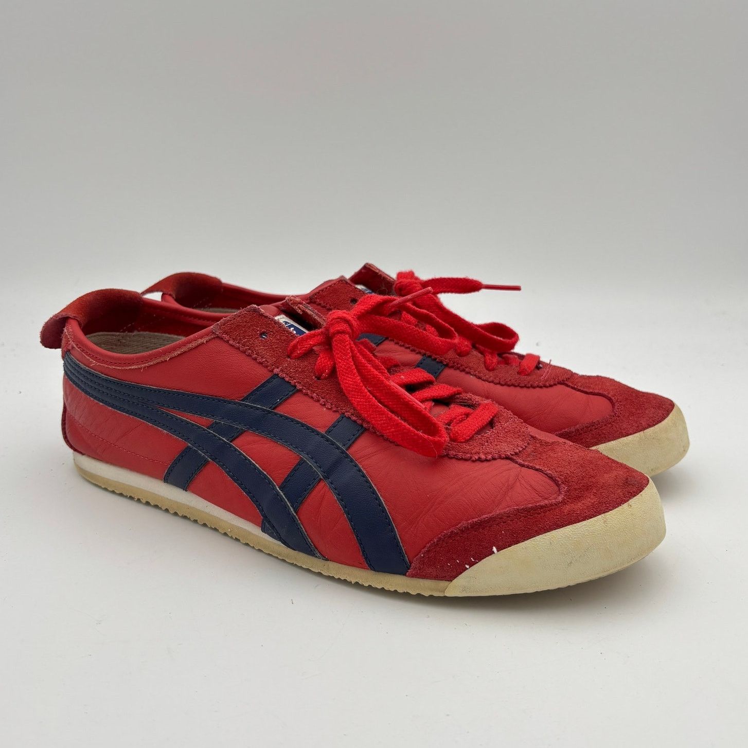 Onitsuka Tiger Mexico 66 Red Sneakers Shoes Men's 11.5