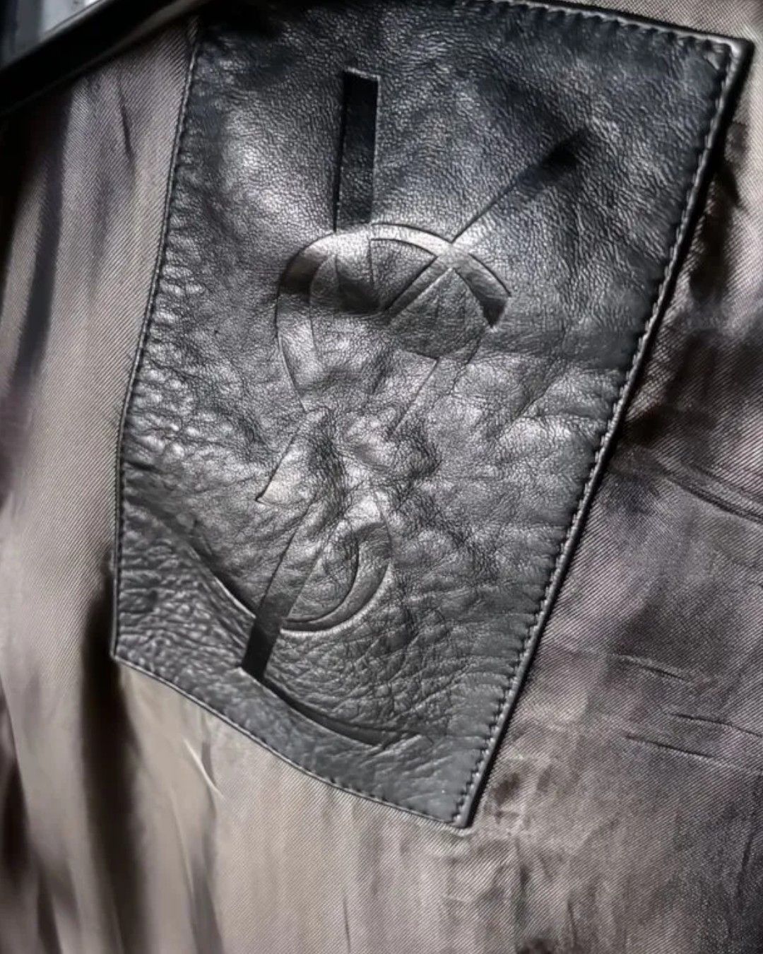Yves Saint Laurent YSL BY TOM FORD M-65 LEATHER JACKET Size US L / EU 52-54 / 3 - 3 Thumbnail