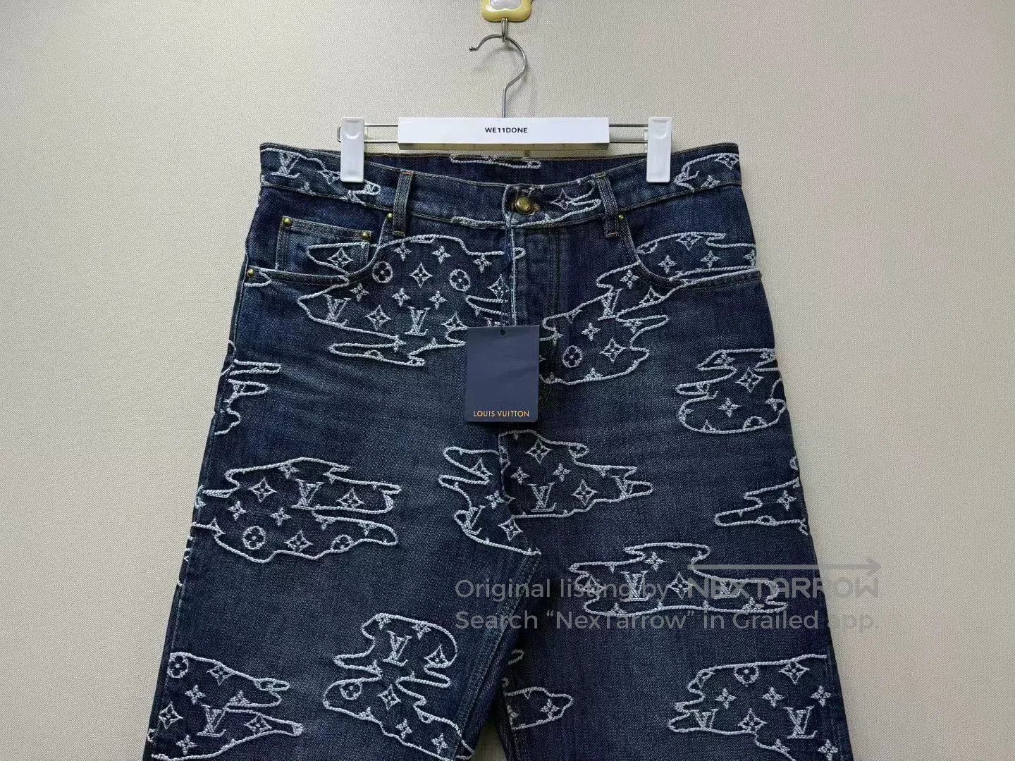 Louis Vuitton louis vuitton cloud logo denim pants. Size US 32 / EU 48 - 2 Thumbnail