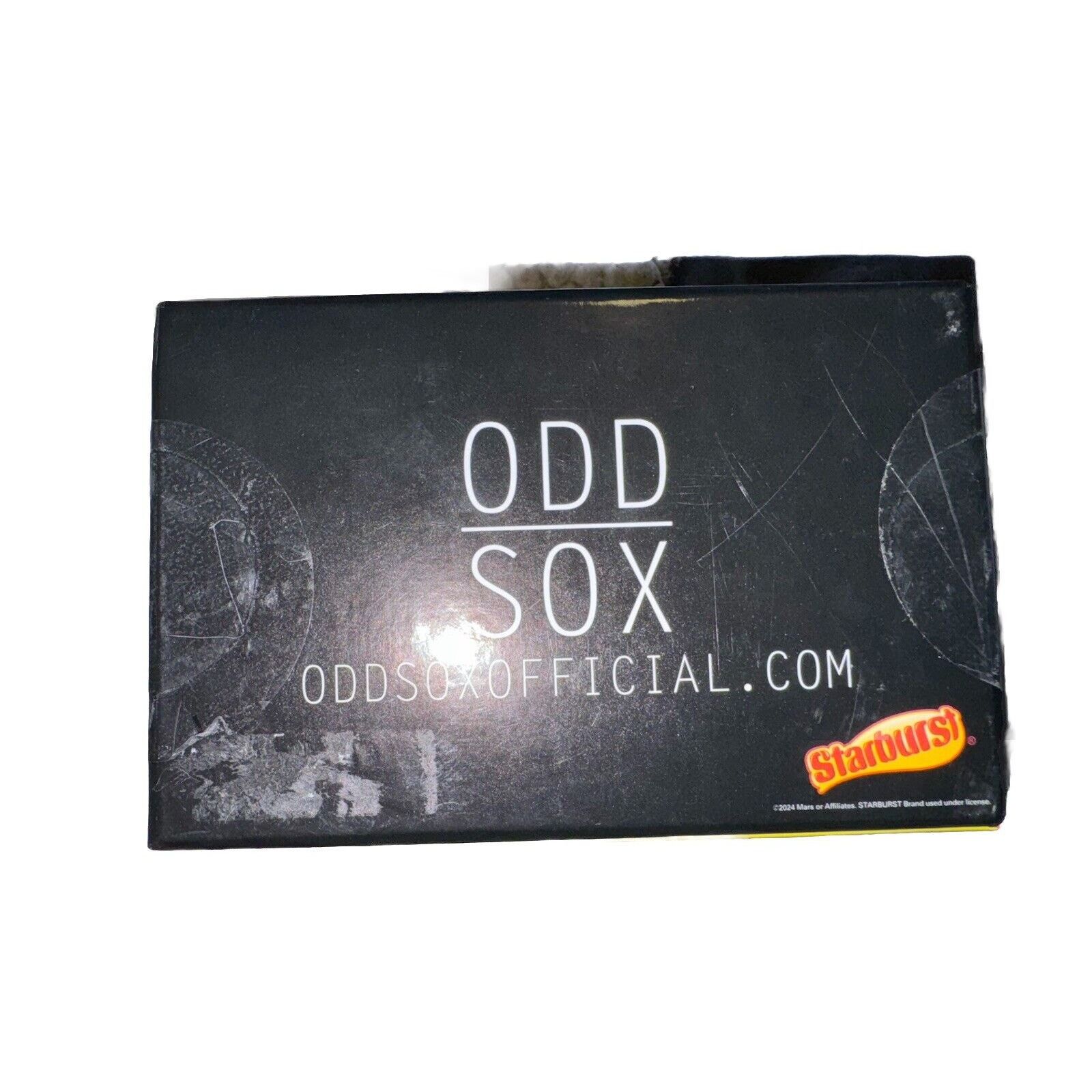 The Unbranded Brand Starburst Odd Sox Novelty Funny Socks 3 Pairs Socks Gift Set Size ONE SIZE - 5 Thumbnail