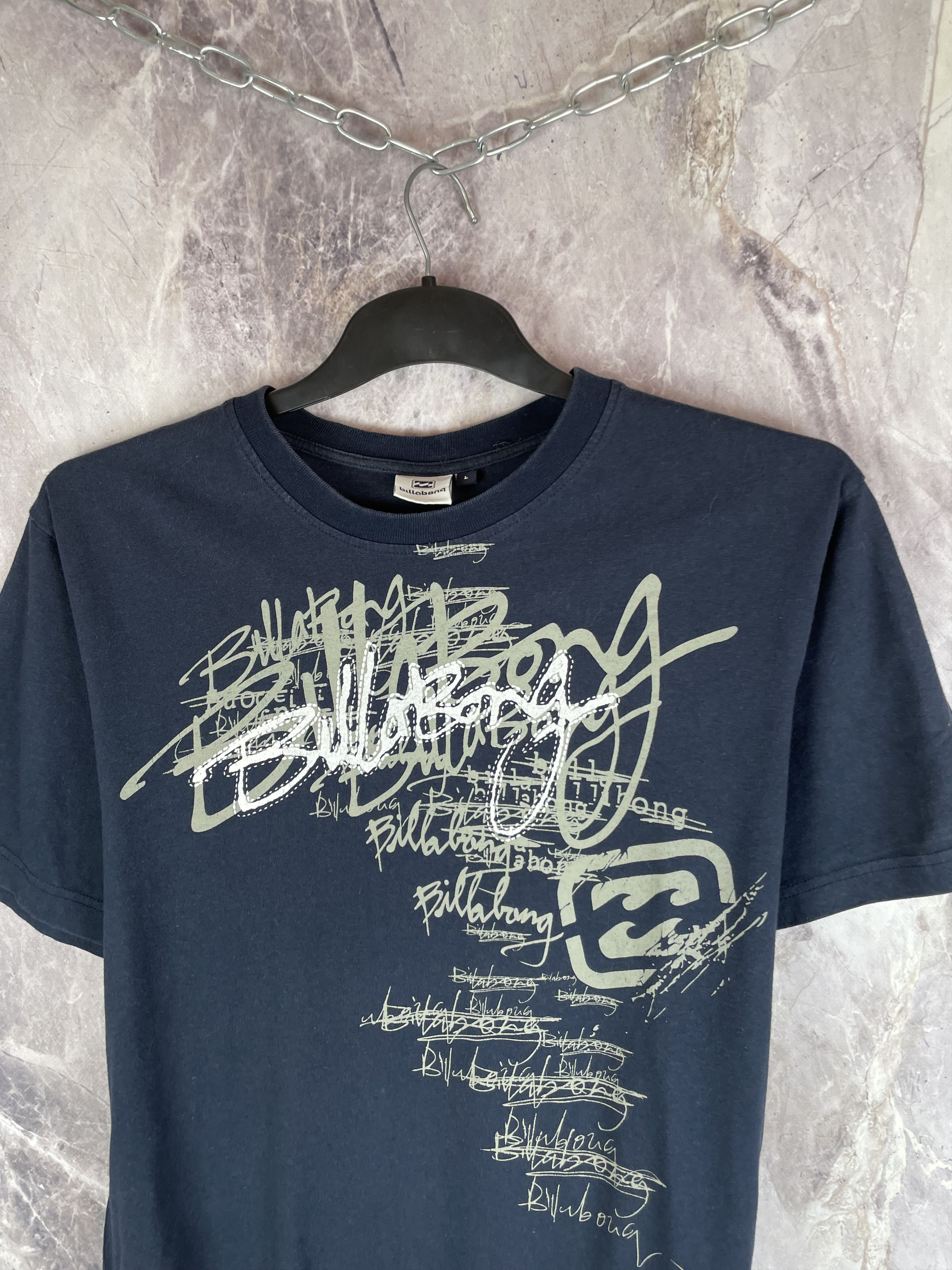 Billabong Billabong Surf Style Vintage Mens T-Shirt Size US L / EU 52-54 / 3 - 3 Thumbnail