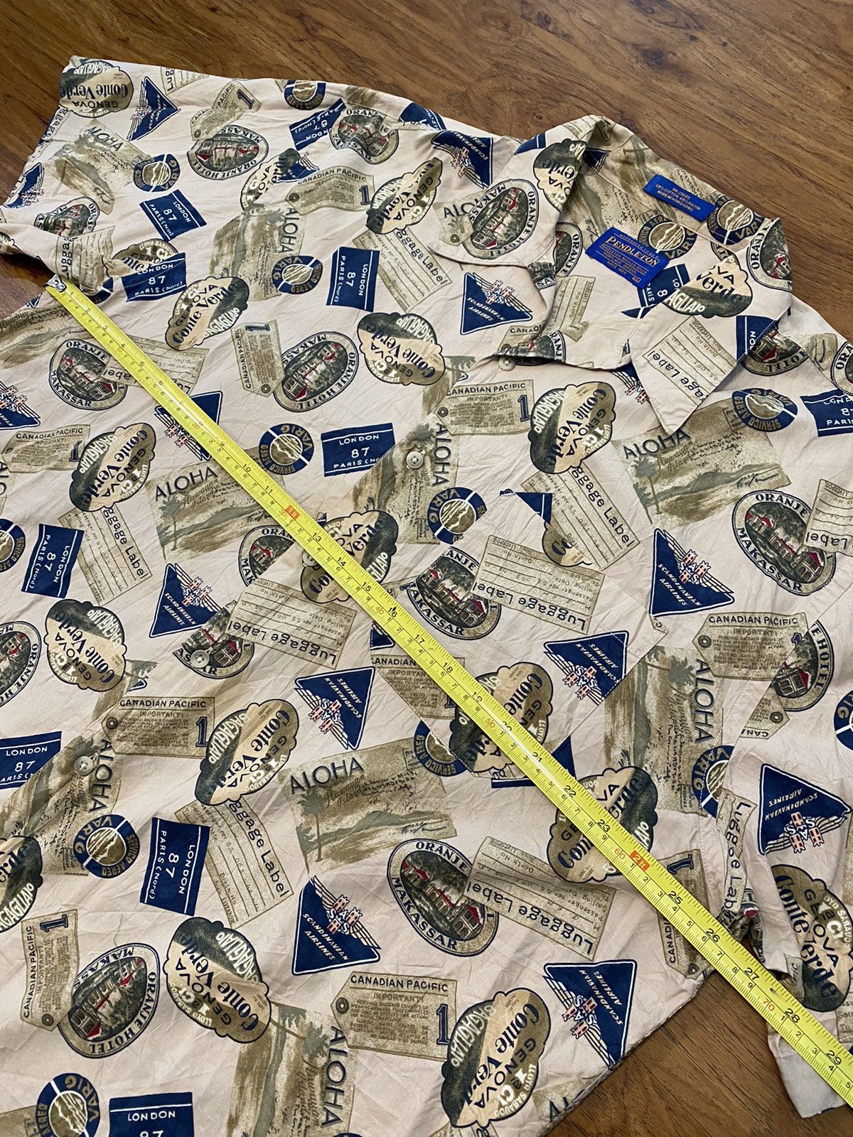Pendleton Vintage 90’s Pendleton Aloha Hawaiian Shirt Men’s XL Paris Size US XL / EU 56 / 4 - 4 Thumbnail